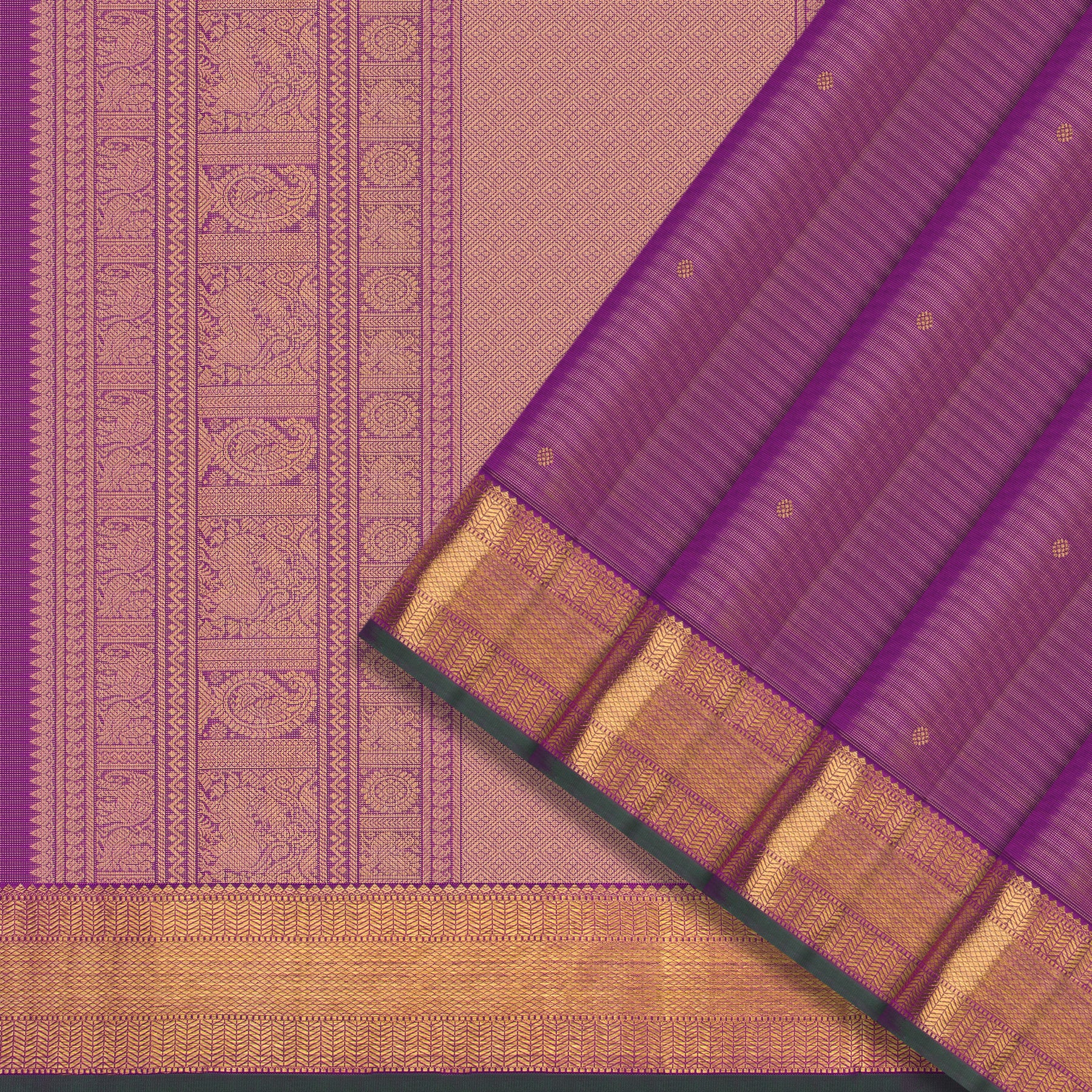 Kanakavalli Kanjivaram Silk Sari 25-615-HS001-07710 - Cover View
