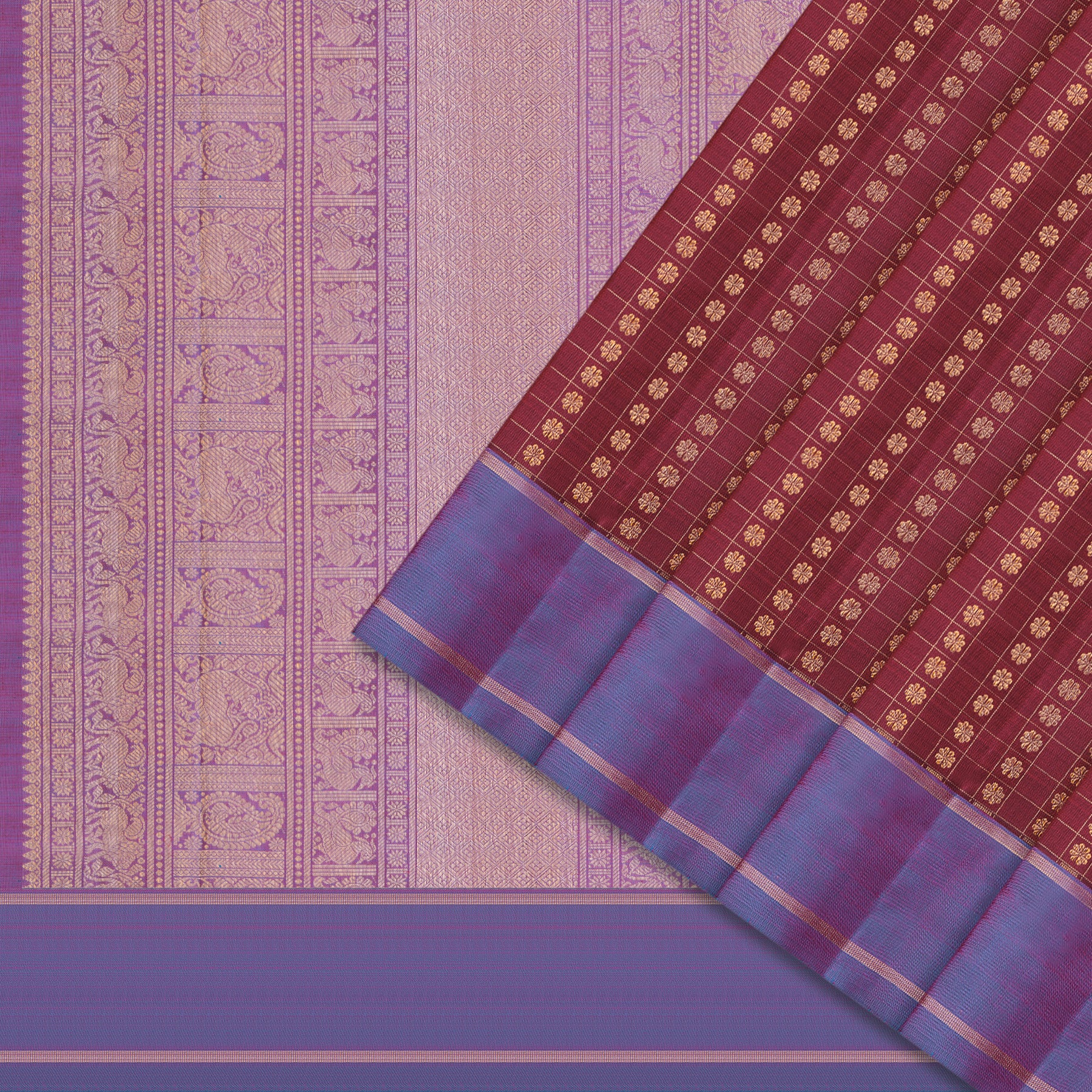 Kanakavalli Kanjivaram Silk Sari 25-615-HS001-07743 - Cover View