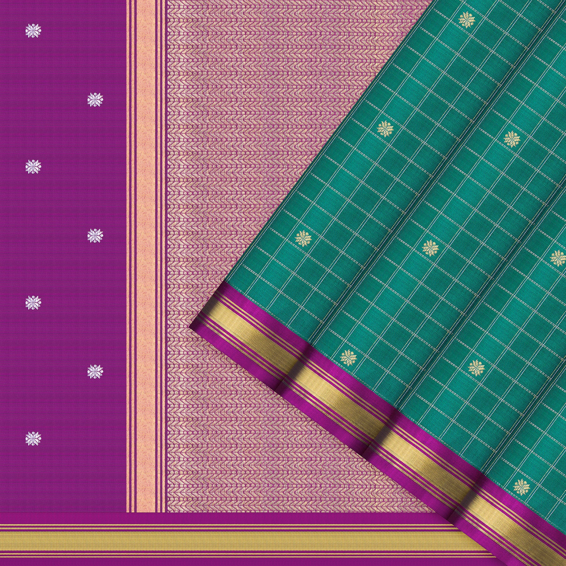 Kanakavalli Kanjivaram Silk Sari 25-615-HS001-07753 - Cover View