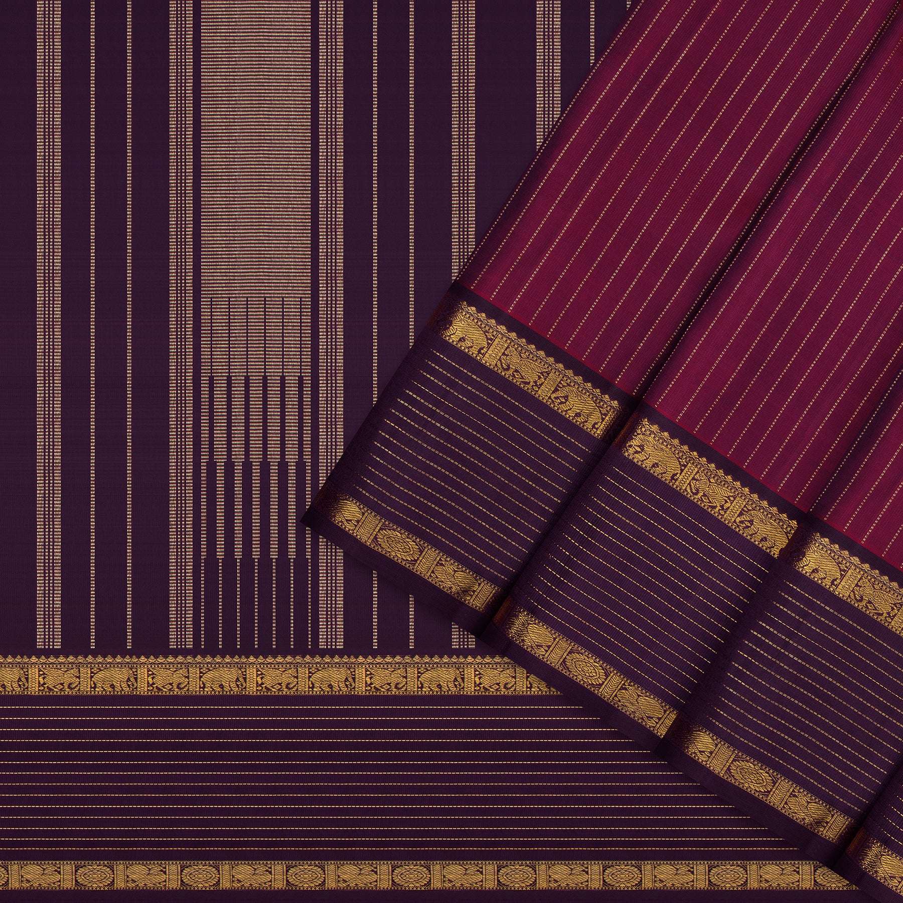 Kanakavalli Kanjivaram Silk Sari 25-615-HS001-08506 - Cover View