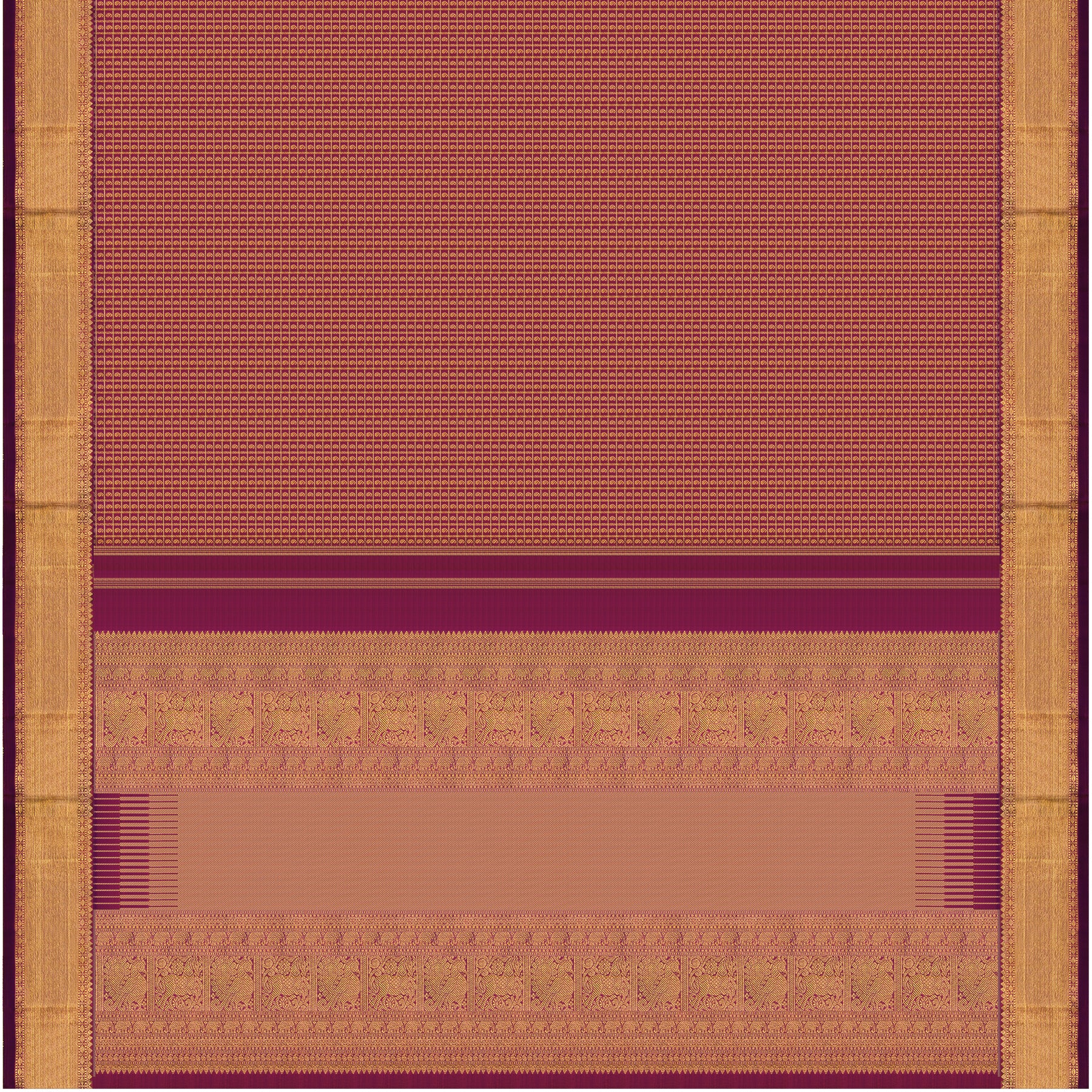 Kanakavalli Kanjivaram Silk Sari 25-615-HS001-08519 - Full View