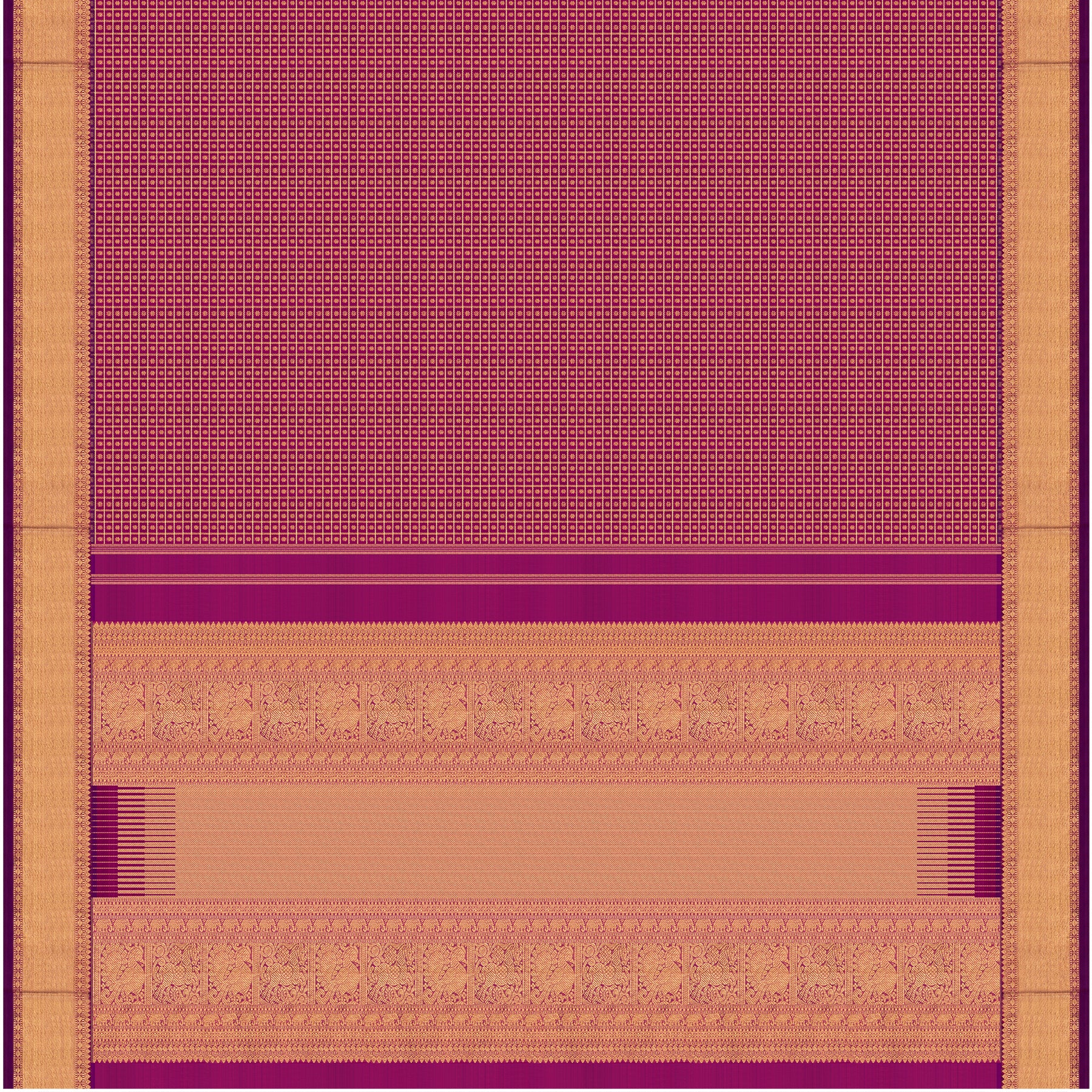 Kanakavalli Kanjivaram Silk Sari 25-615-HS001-08522 - Full View