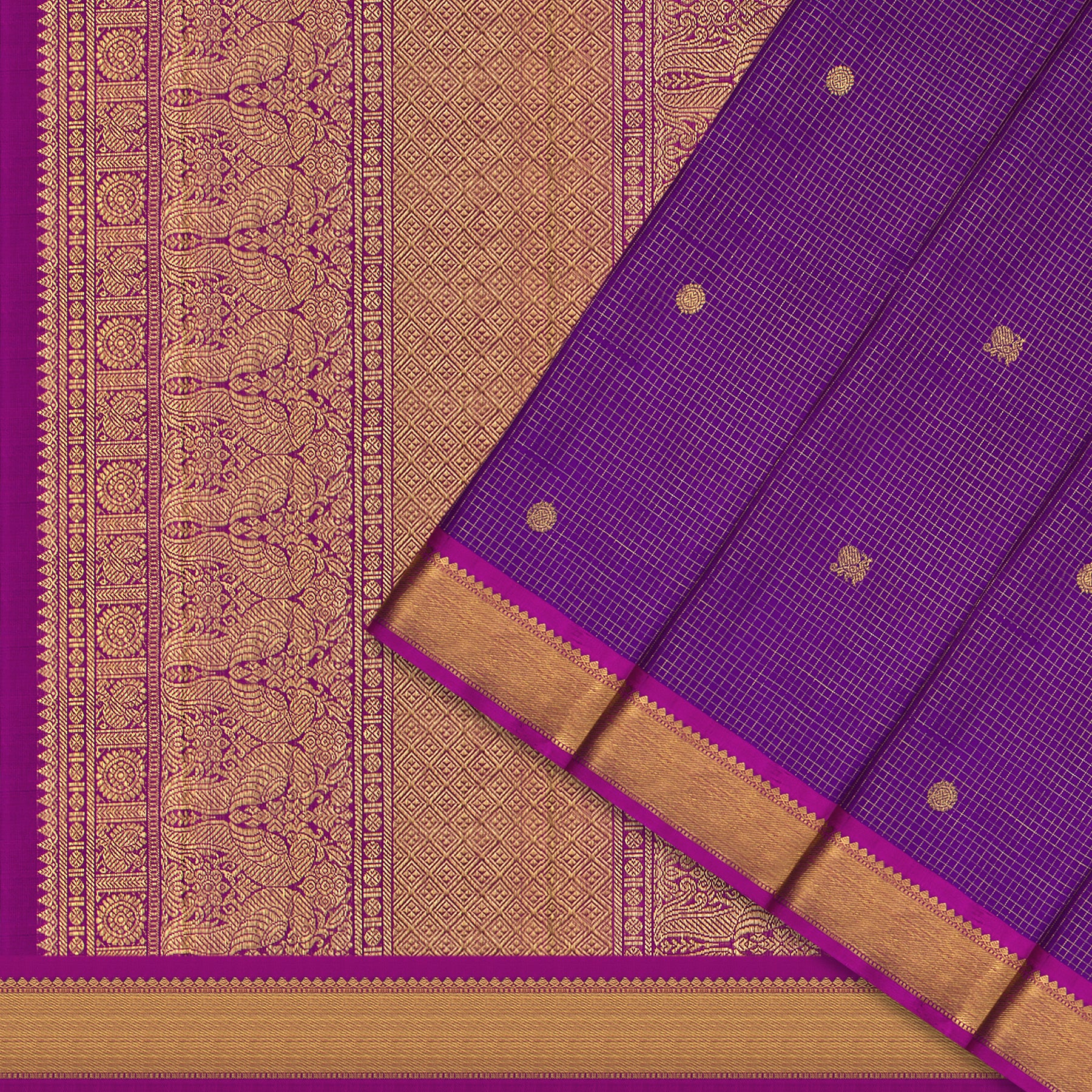 Kanakavalli Kanjivaram Silk Sari 25-615-HS001-08546 - Cover View