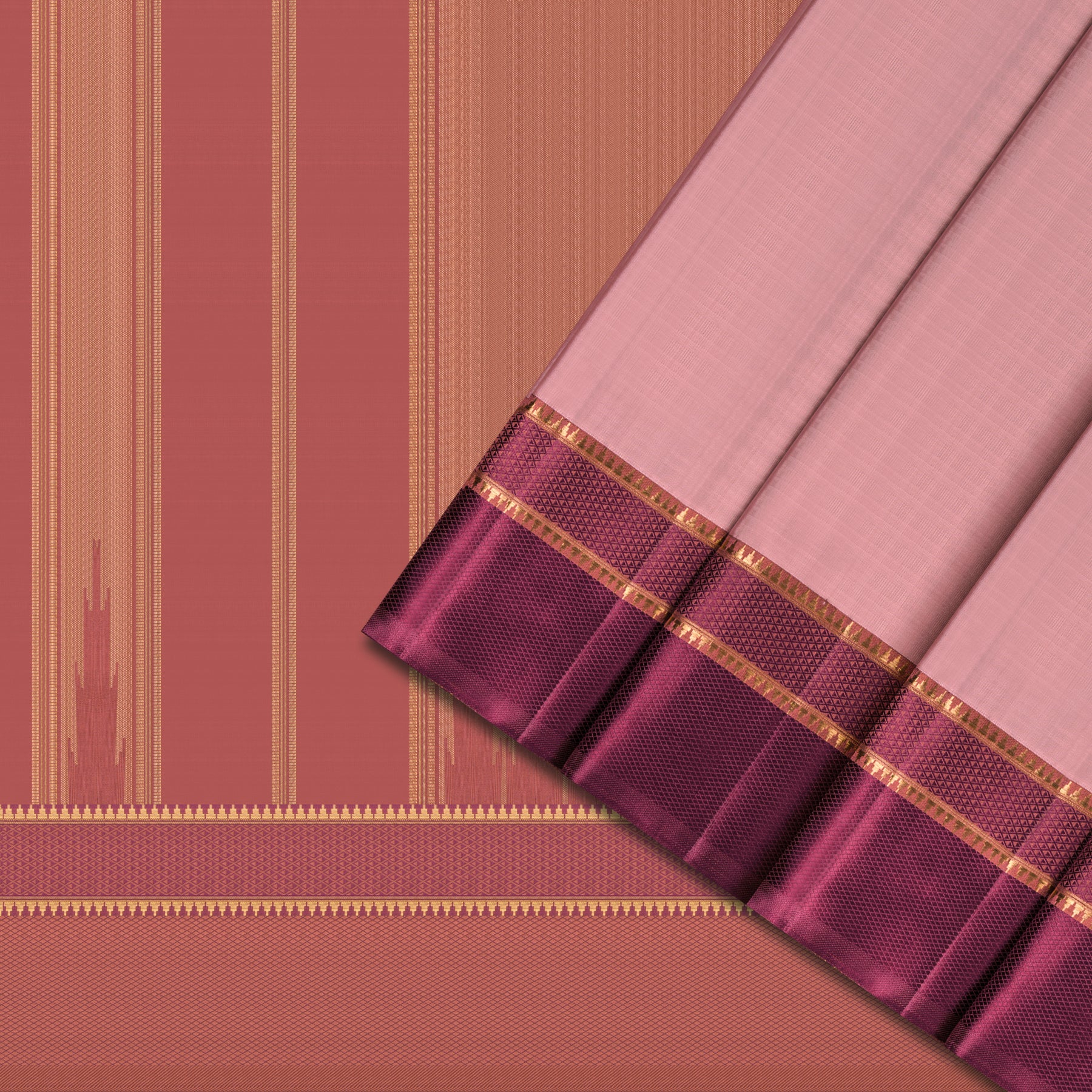 Kanakavalli Kanjivaram Silk Sari 25-615-HS001-08553 - Cover View