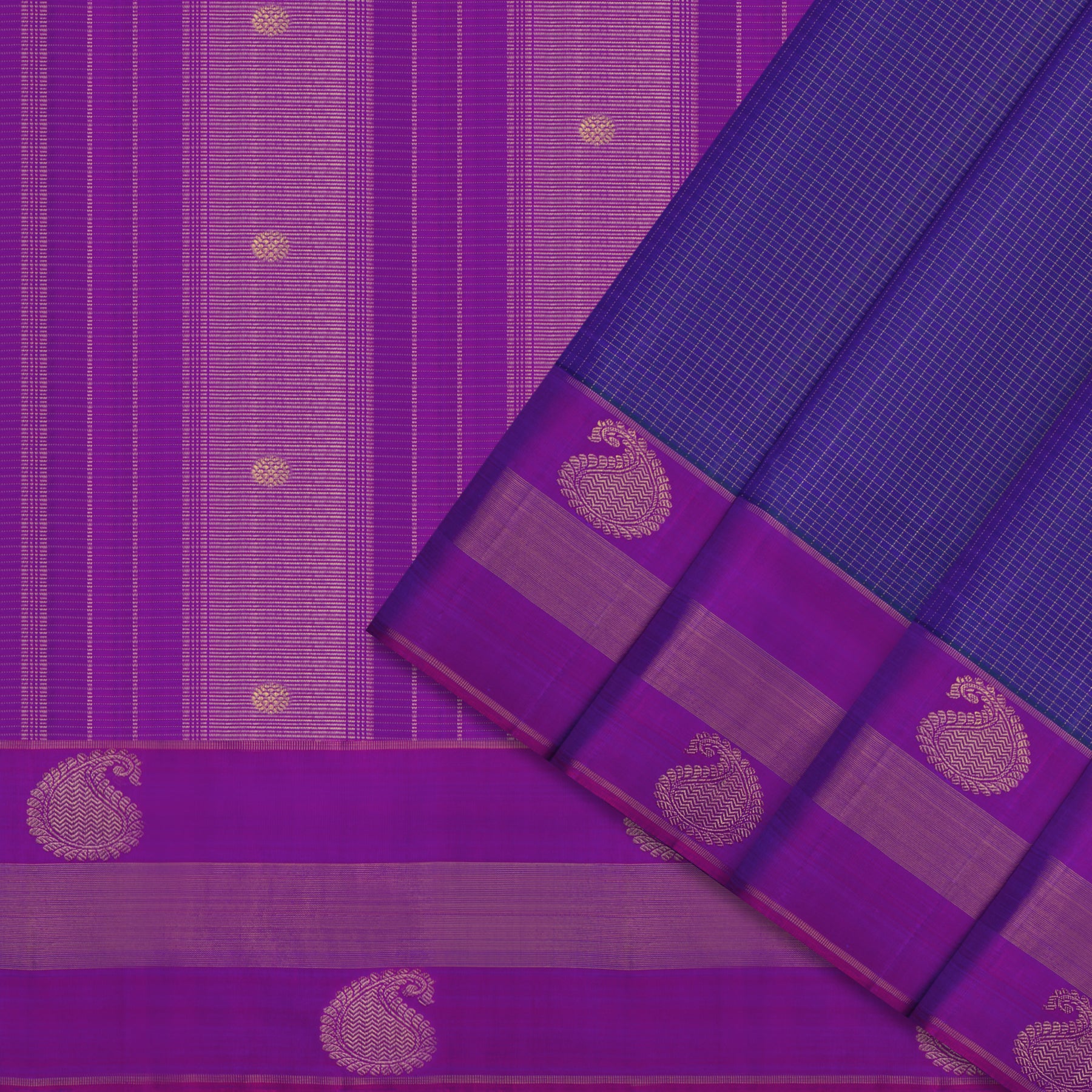 Kanakavalli Kanjivaram Silk Sari 25-615-HS001-08586 - Cover View