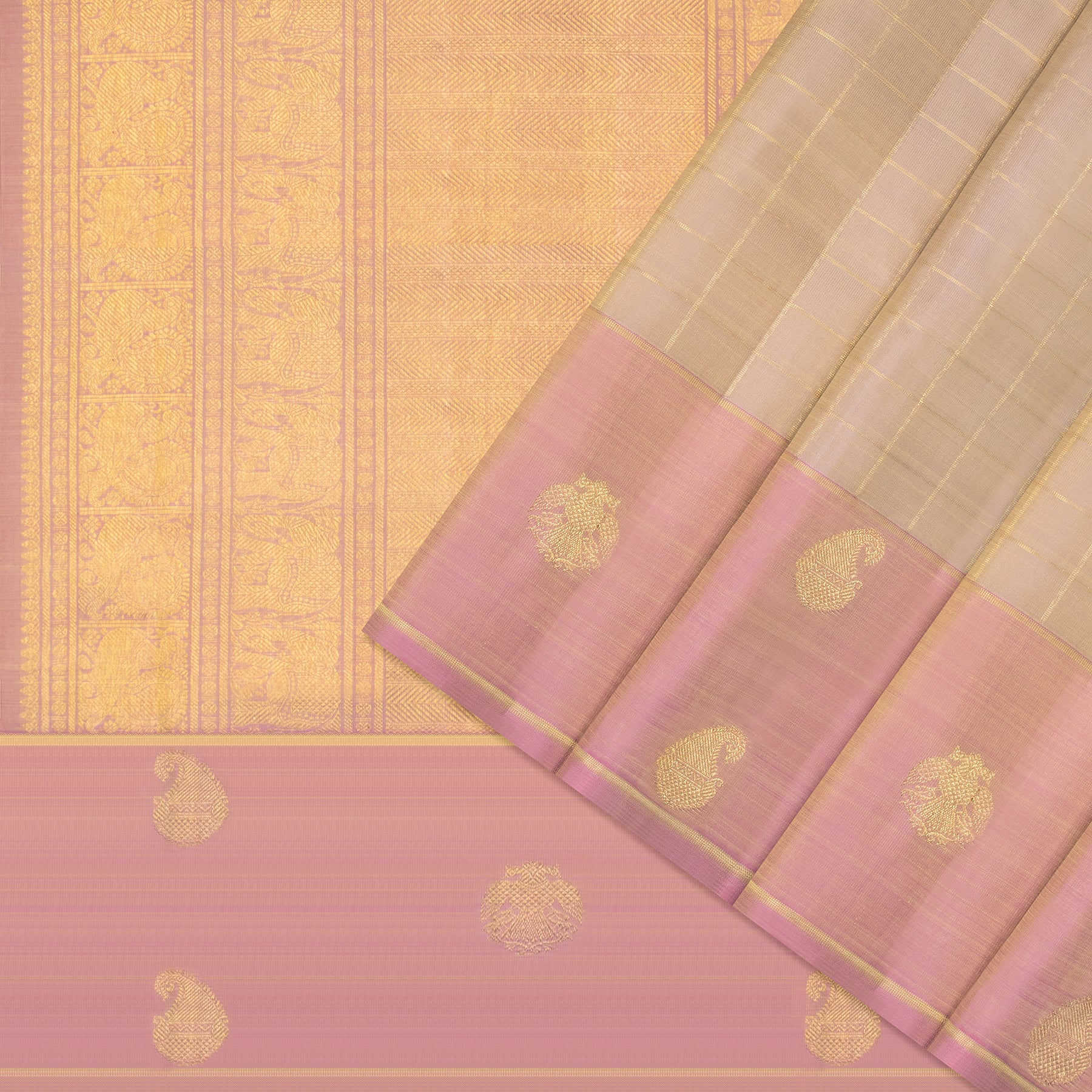 Kanakavalli Kanjivaram Silk Sari 25-615-HS001-09219 - Cover View
