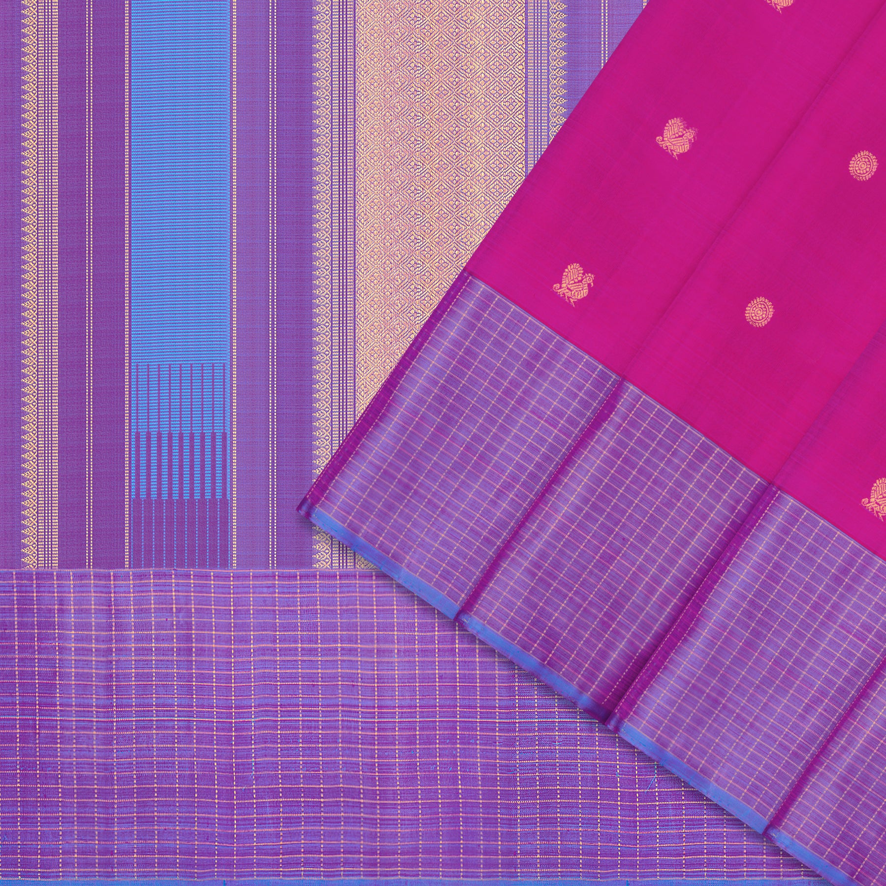 Kanakavalli Kanjivaram Silk Sari 25-615-HS001-09248 - Cover View