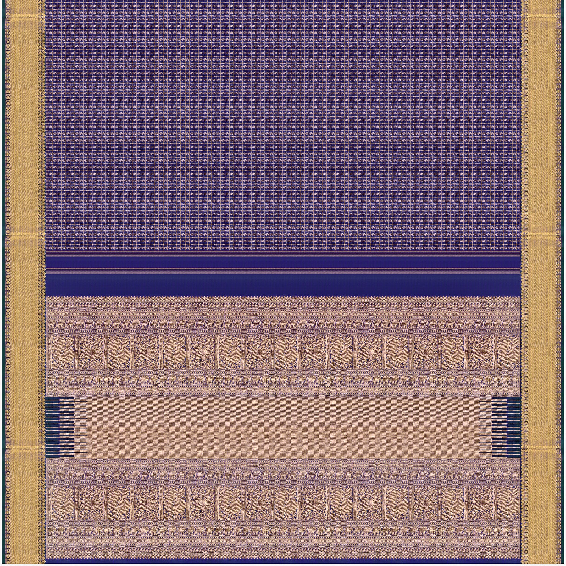 Kanakavalli Kanjivaram Silk Sari 25-615-HS001-09275 - Full View