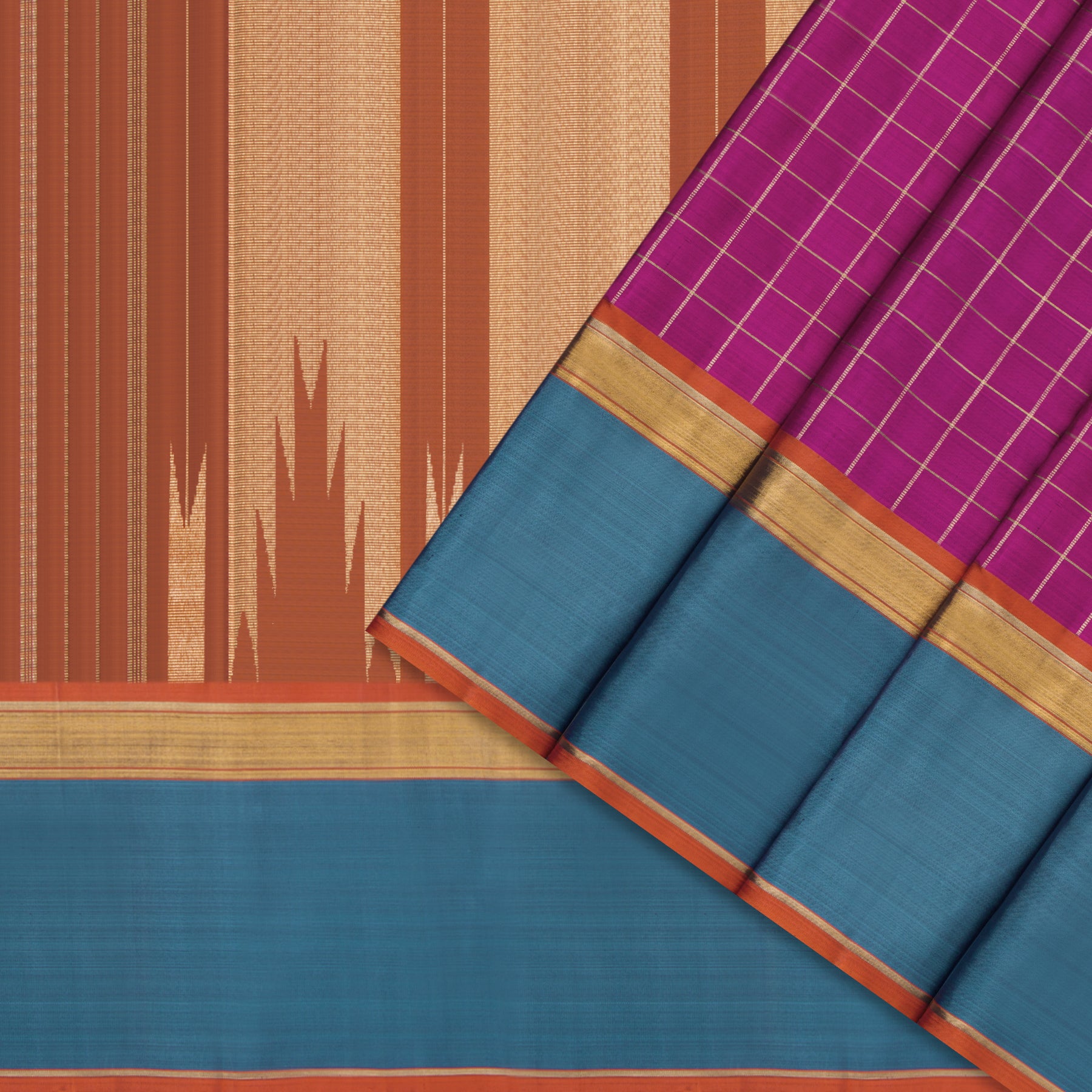 Kanakavalli Kanjivaram Silk Sari 25-615-HS001-09308 - Cover View