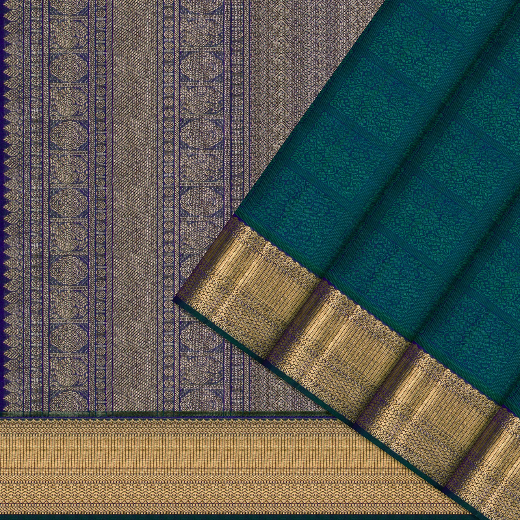 Kanakavalli Kanjivaram Silk Sari 25-615-HS001-10010 - Cover View