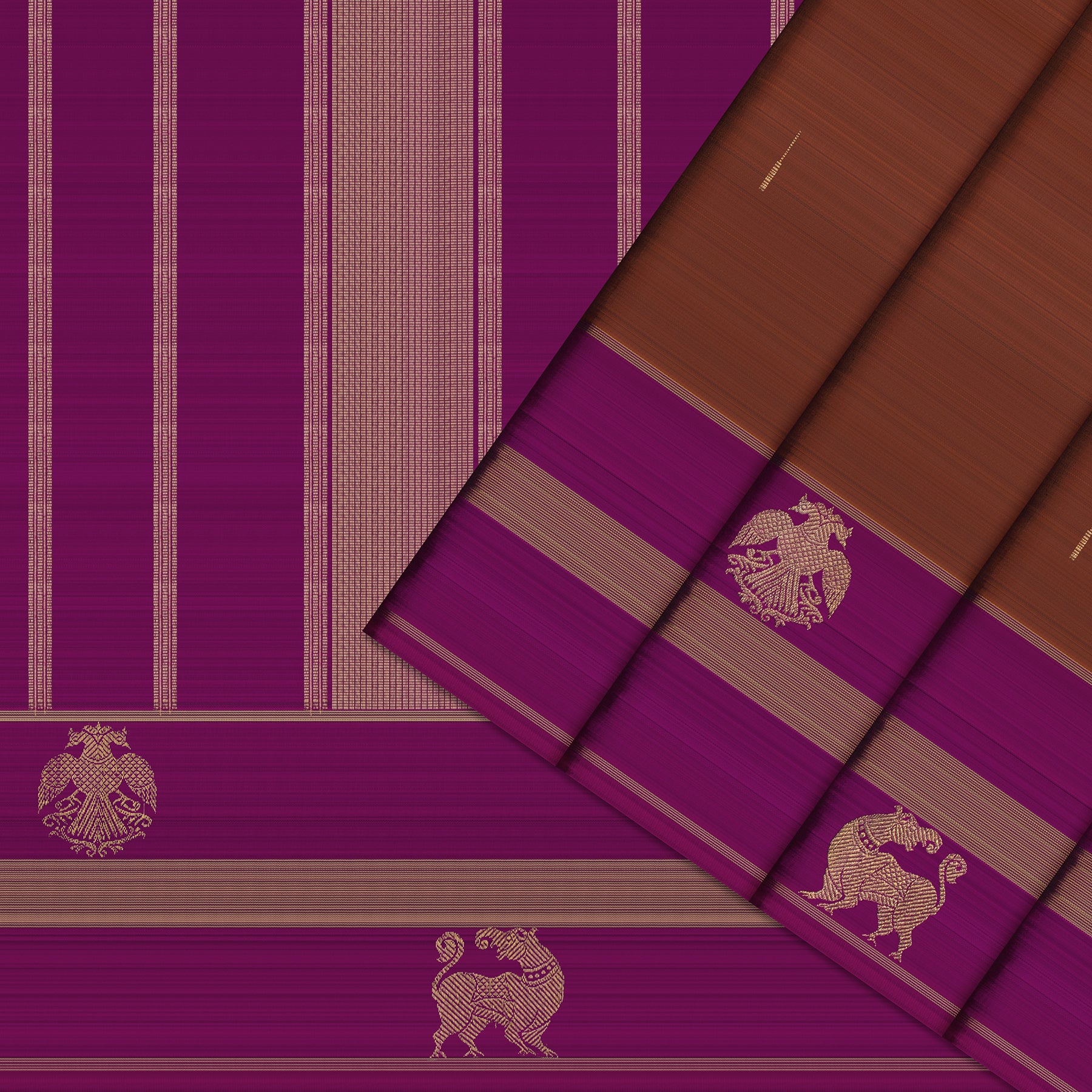 Kanakavalli Kanjivaram Silk Sari 25-615-HS001-10033 - Cover View