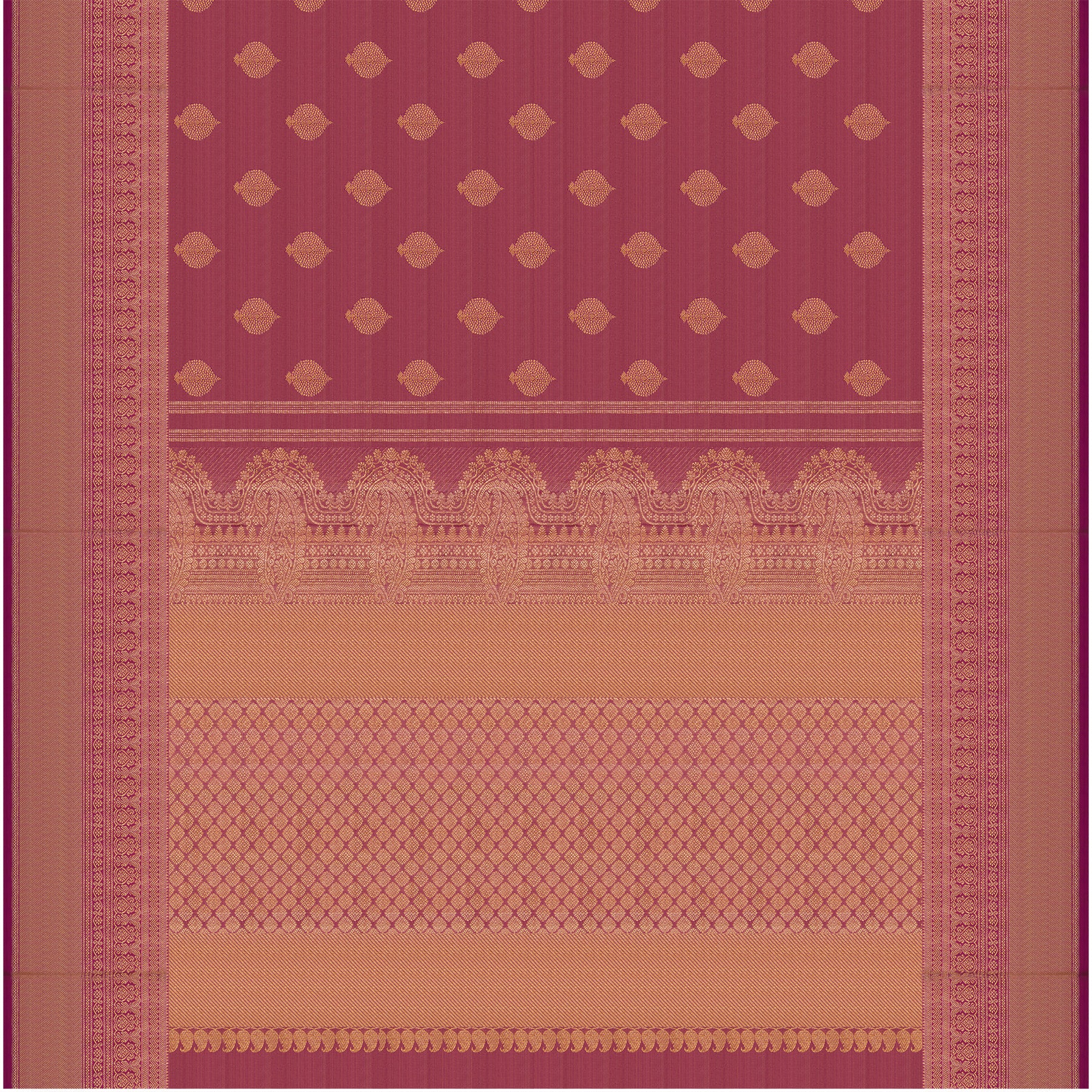 Kanakavalli Kanjivaram Silk Sari 25-615-HS001-10041 - Full View