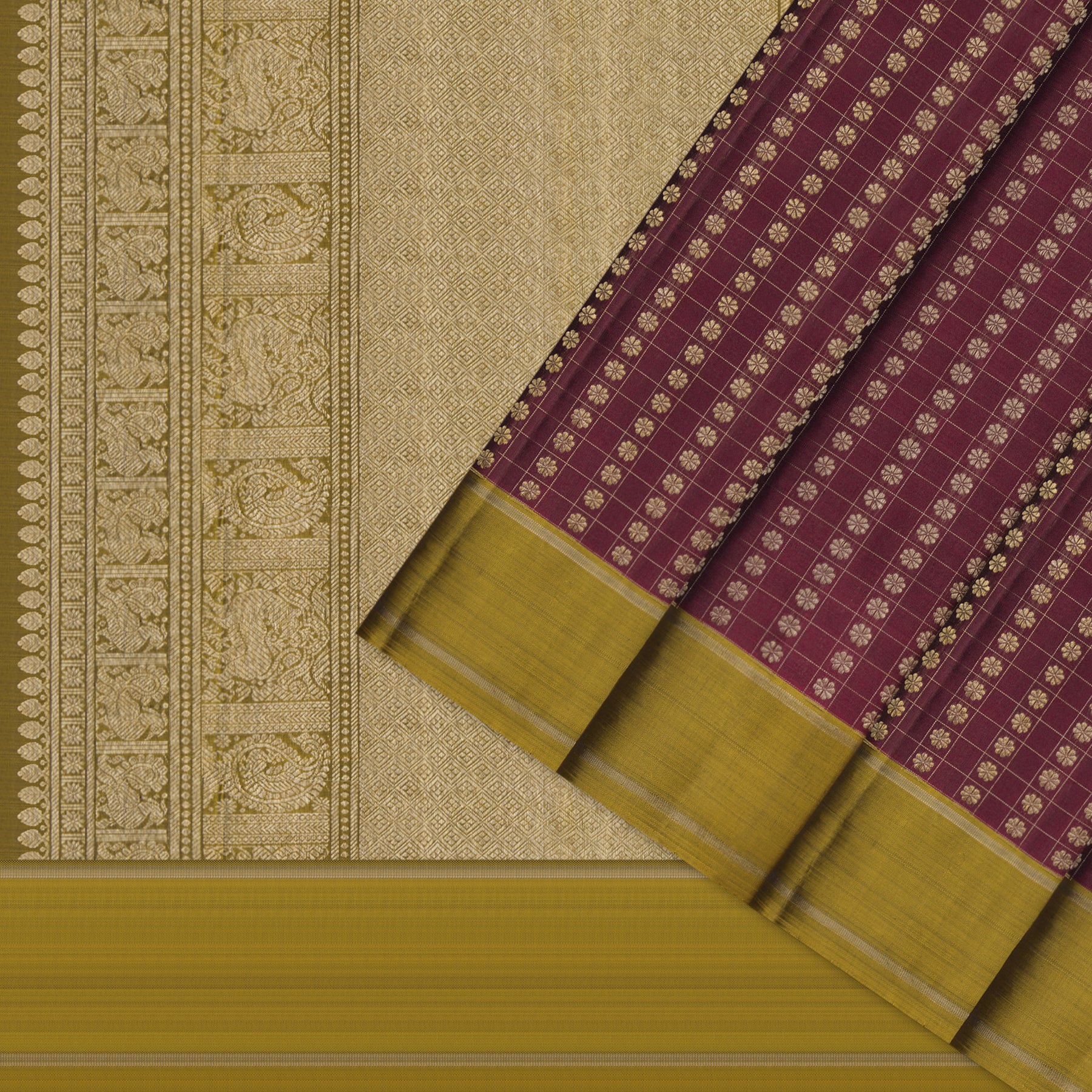 Kanakavalli Kanjivaram Silk Sari 25-615-HS001-10771 - Cover View
