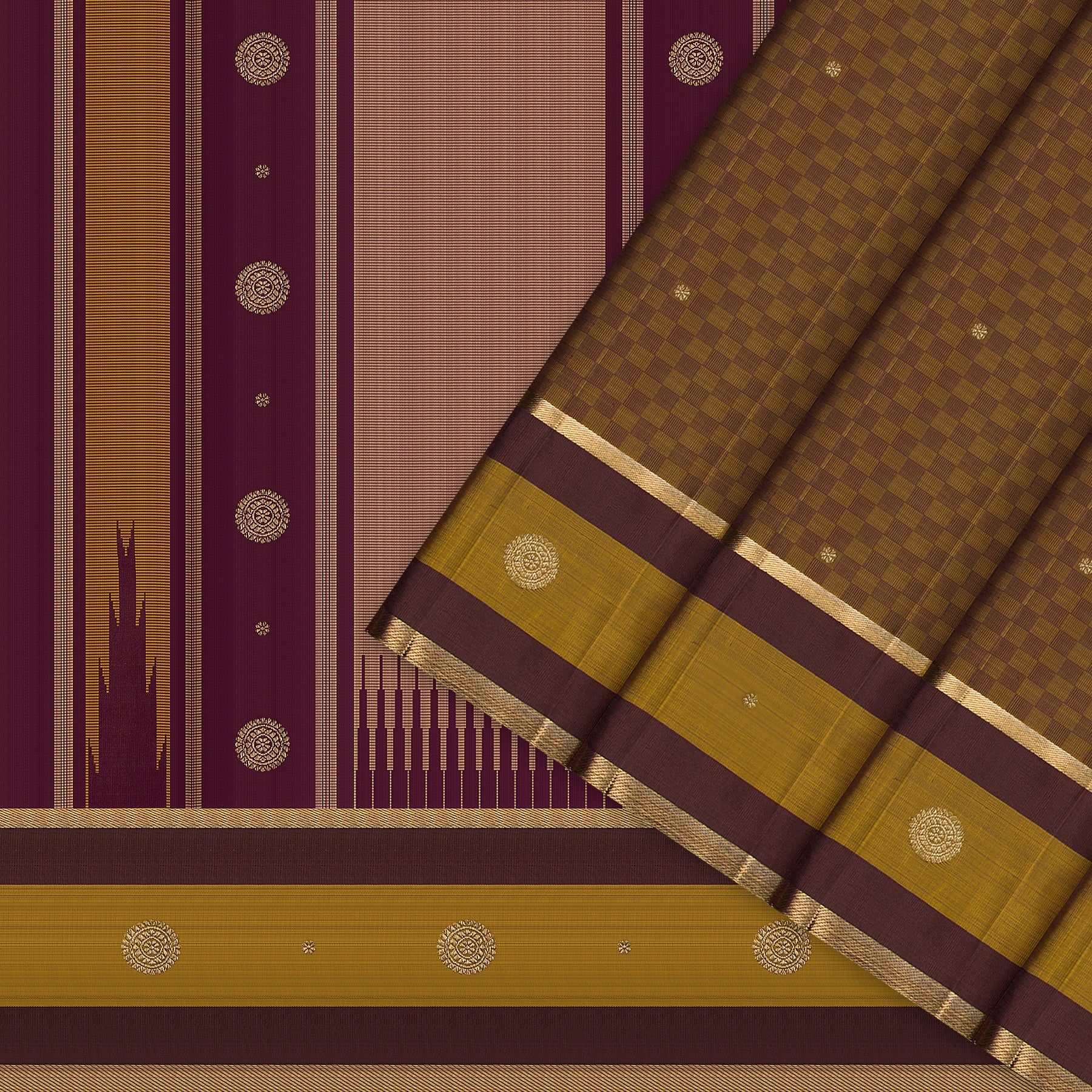 Kanakavalli Kanjivaram Silk Sari 25-615-HS001-10777 - Cover View