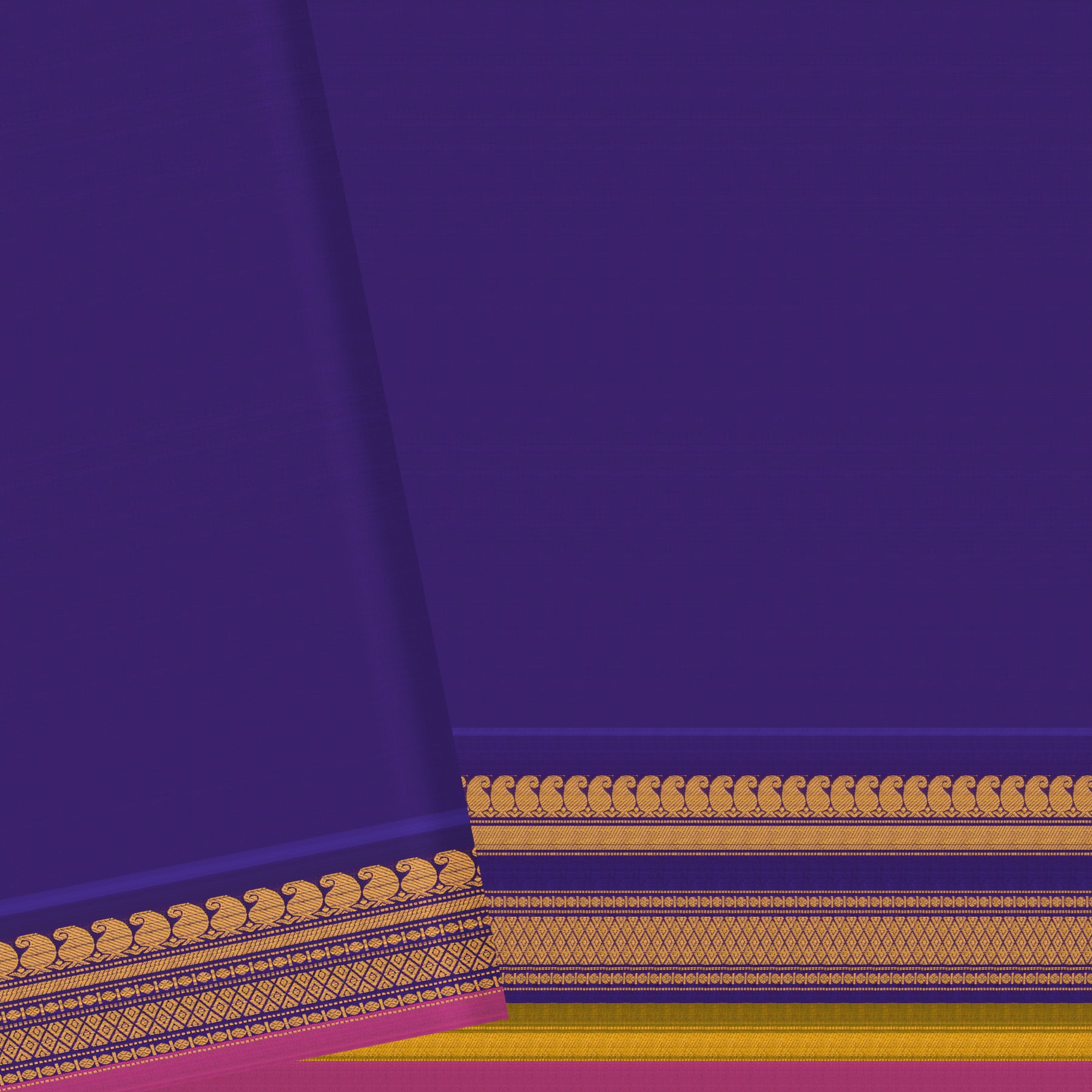 Kanakavalli Gadwal Silk/Cotton Sari 25-616-HS005-06451 - Blouse View