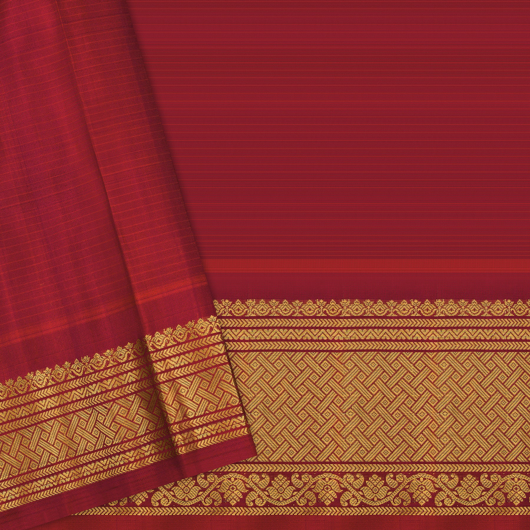 Kanakavalli Gadwal Silk/Cotton Sari 25-616-HS005-06457 - Blouse View