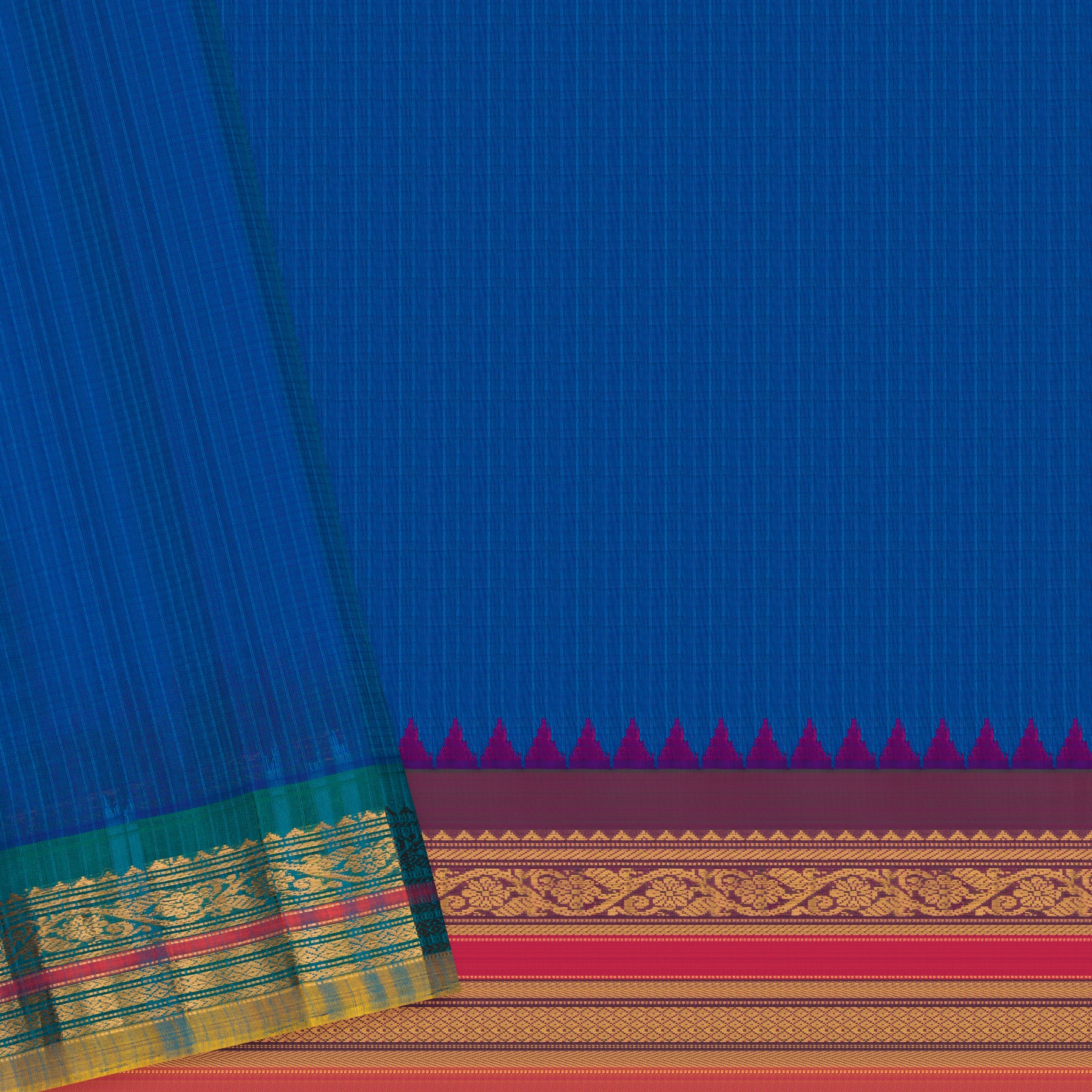 Kanakavalli Gadwal Silk/Cotton Sari 25-616-HS005-06481 - Blouse View