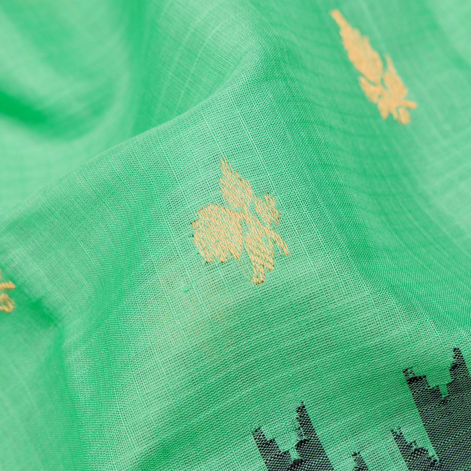 Kanakavalli Gadwal Silk/Cotton Sari 25-616-HS005-06485 - Fabric View