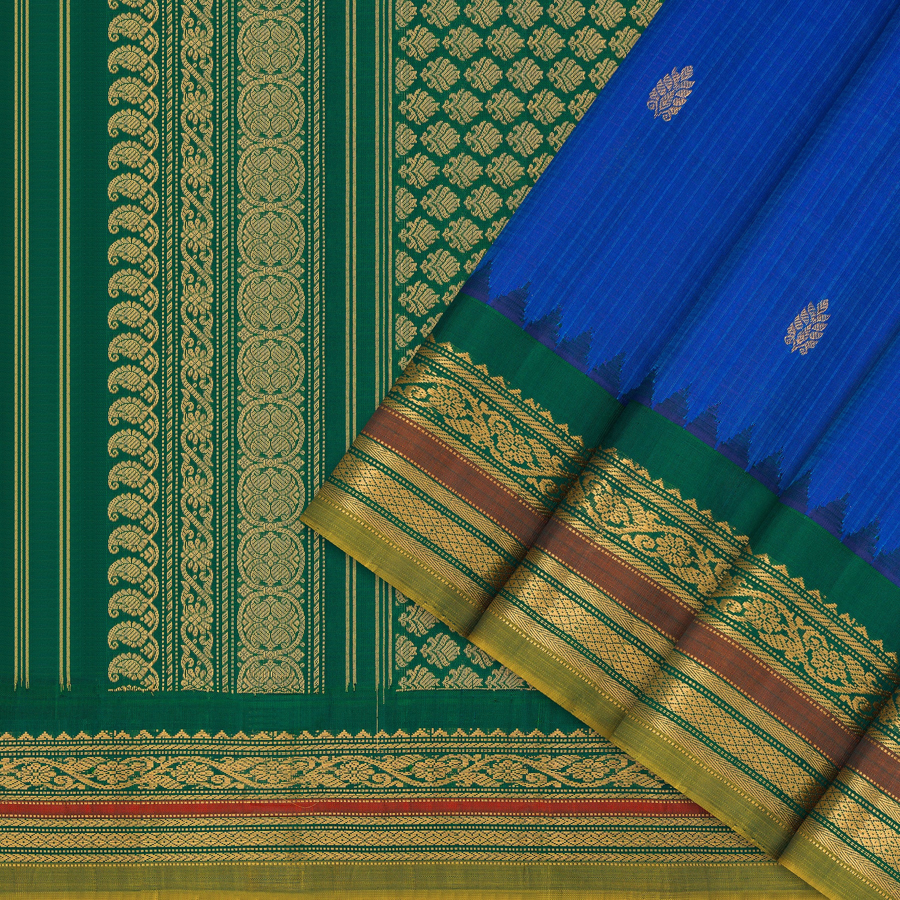 Kanakavalli Gadwal Silk/Cotton Sari 25-616-HS005-06499 - Cover View