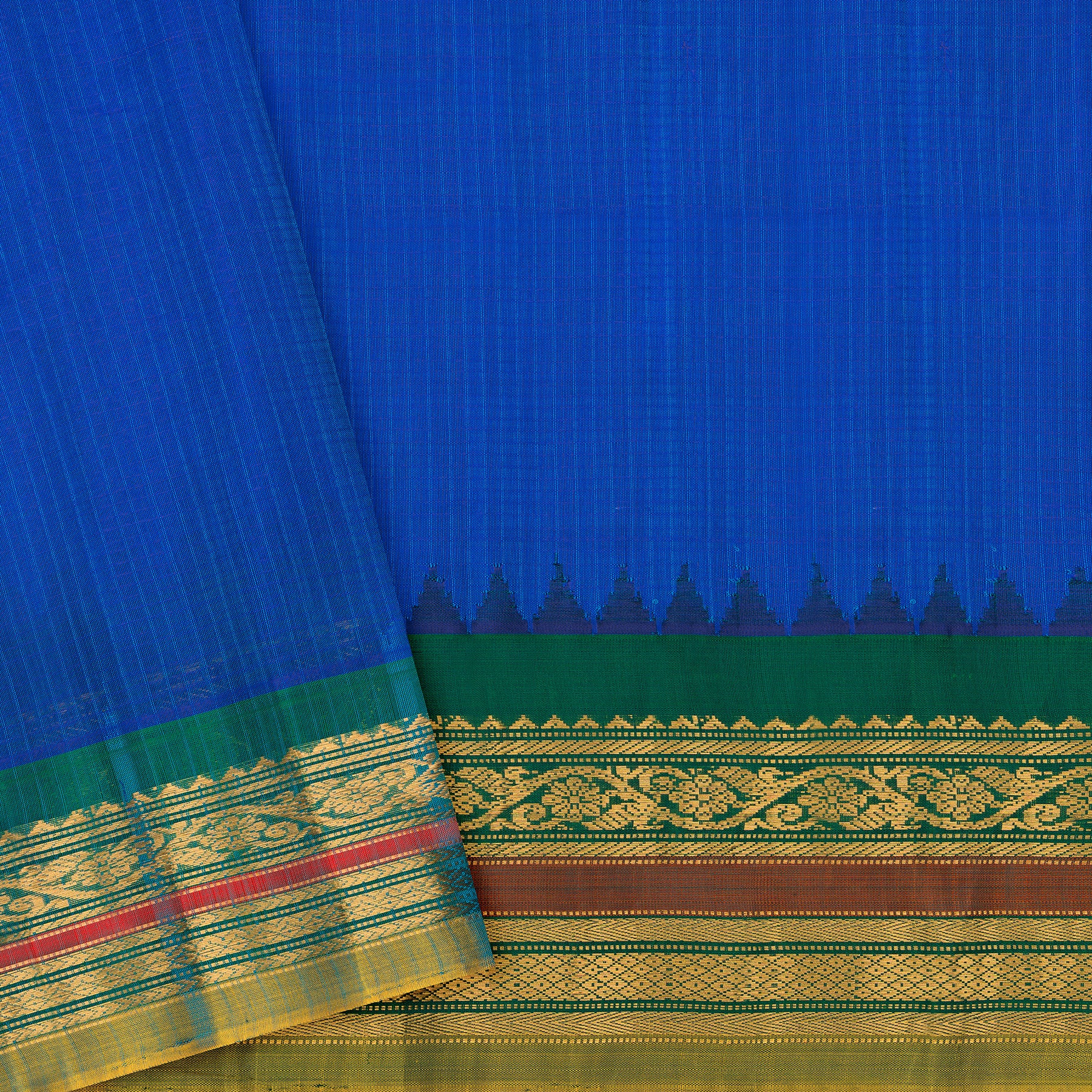 Kanakavalli Gadwal Silk/Cotton Sari 25-616-HS005-06499 - Blouse View