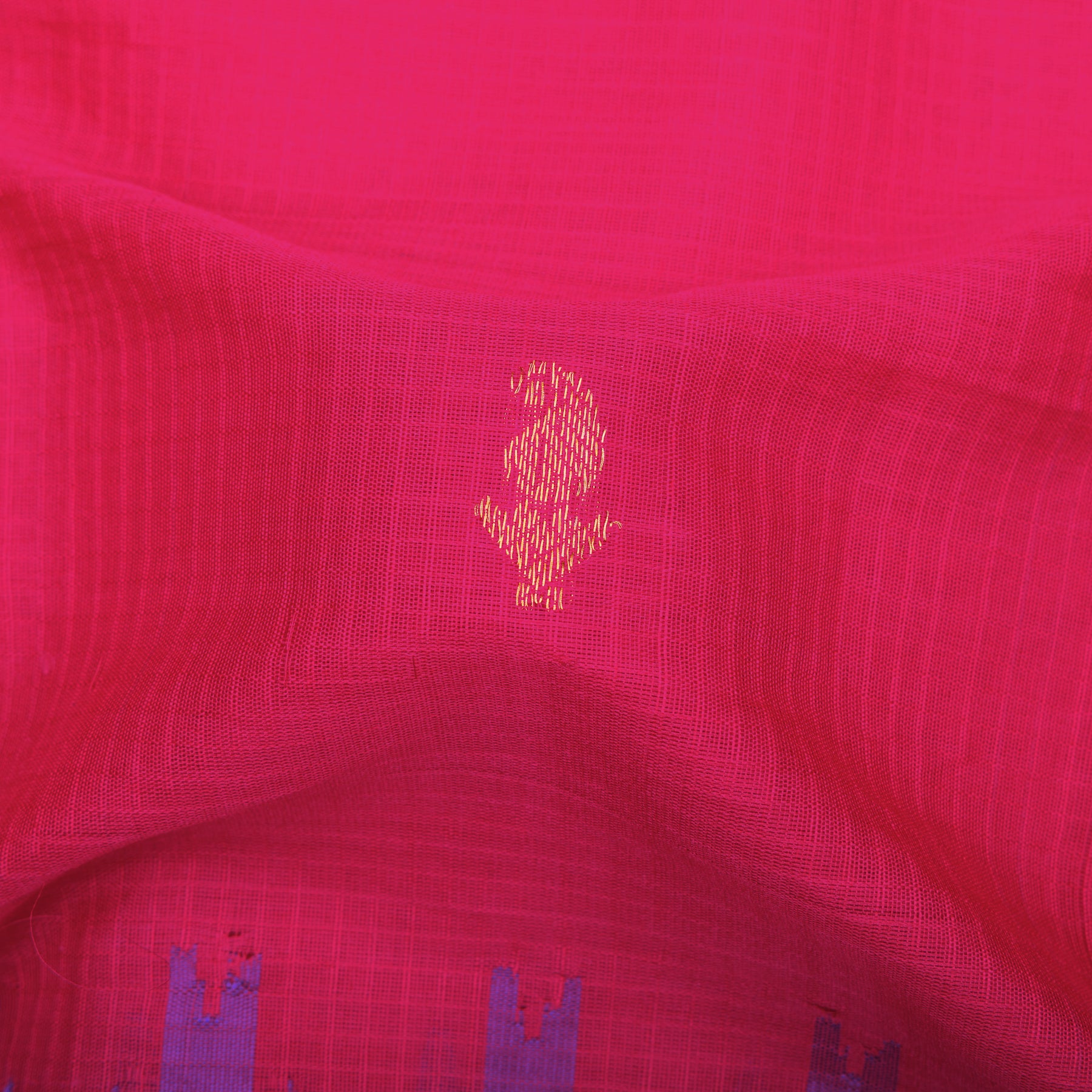 Kanakavalli Gadwal Silk/Cotton Sari 25-616-HS005-06502 - Fabric View