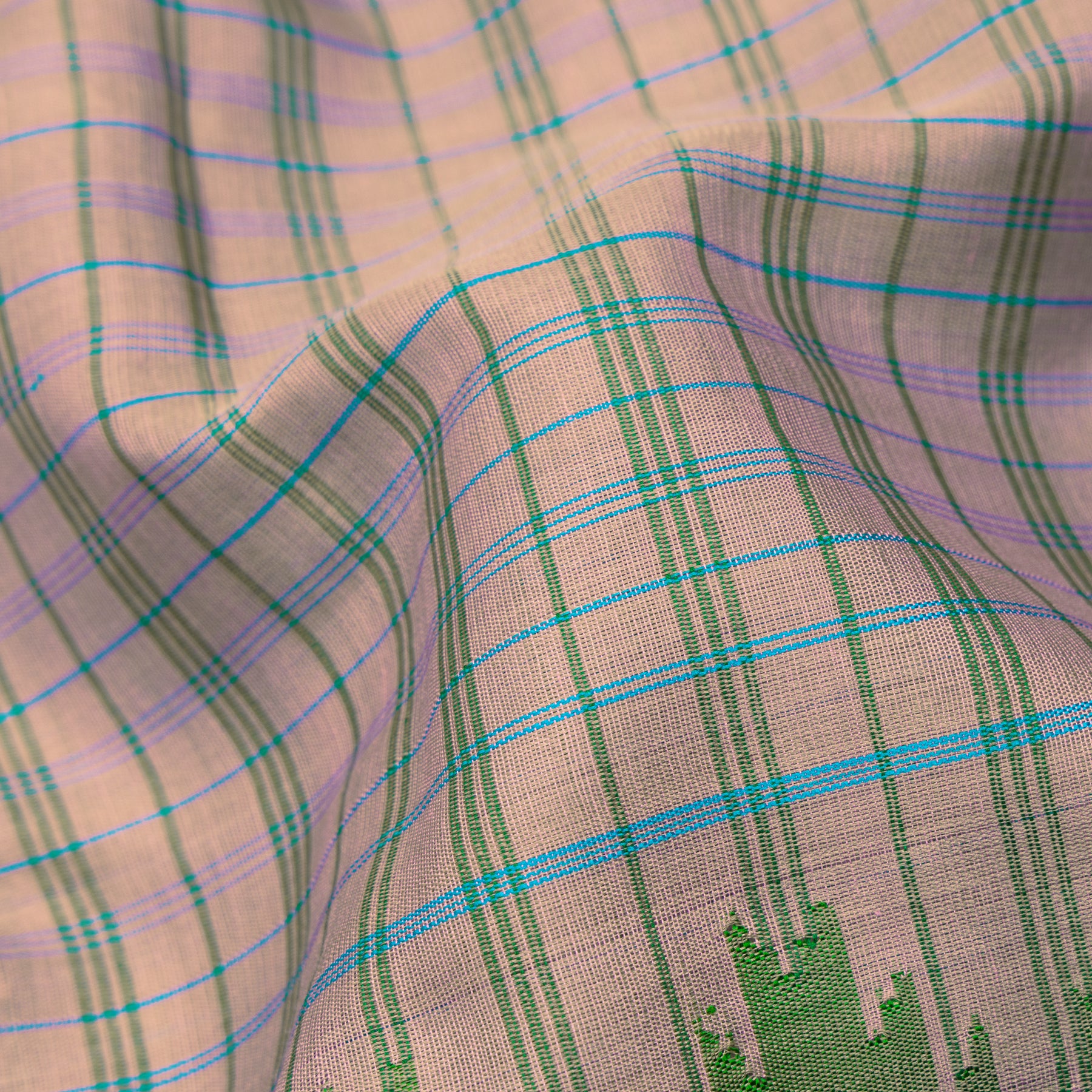 Kanakavalli Gadwal Silk/Cotton Sari 25-616-HS005-06512 - Fabric View