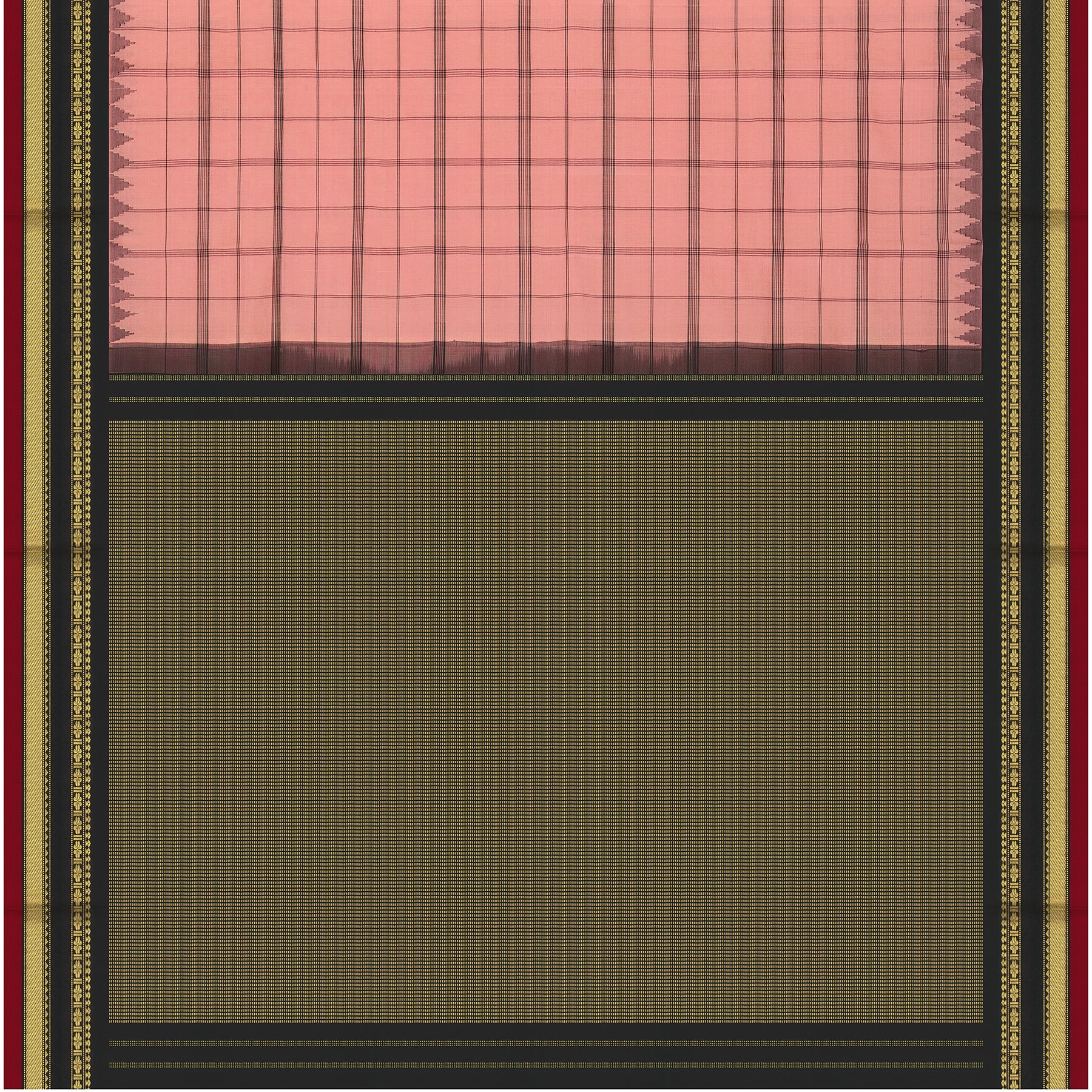 Kanakavalli Gadwal Silk/Cotton Sari 25-616-HS005-10278 - Full View