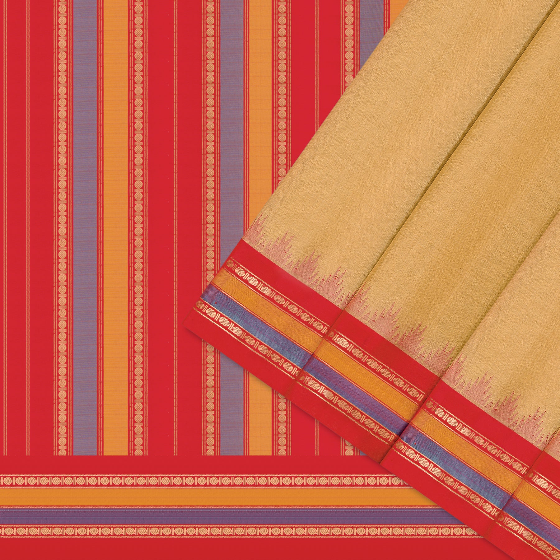 Kanakavalli Gadwal Silk/Cotton Sari 25-616-HS005-10485 - Cover View