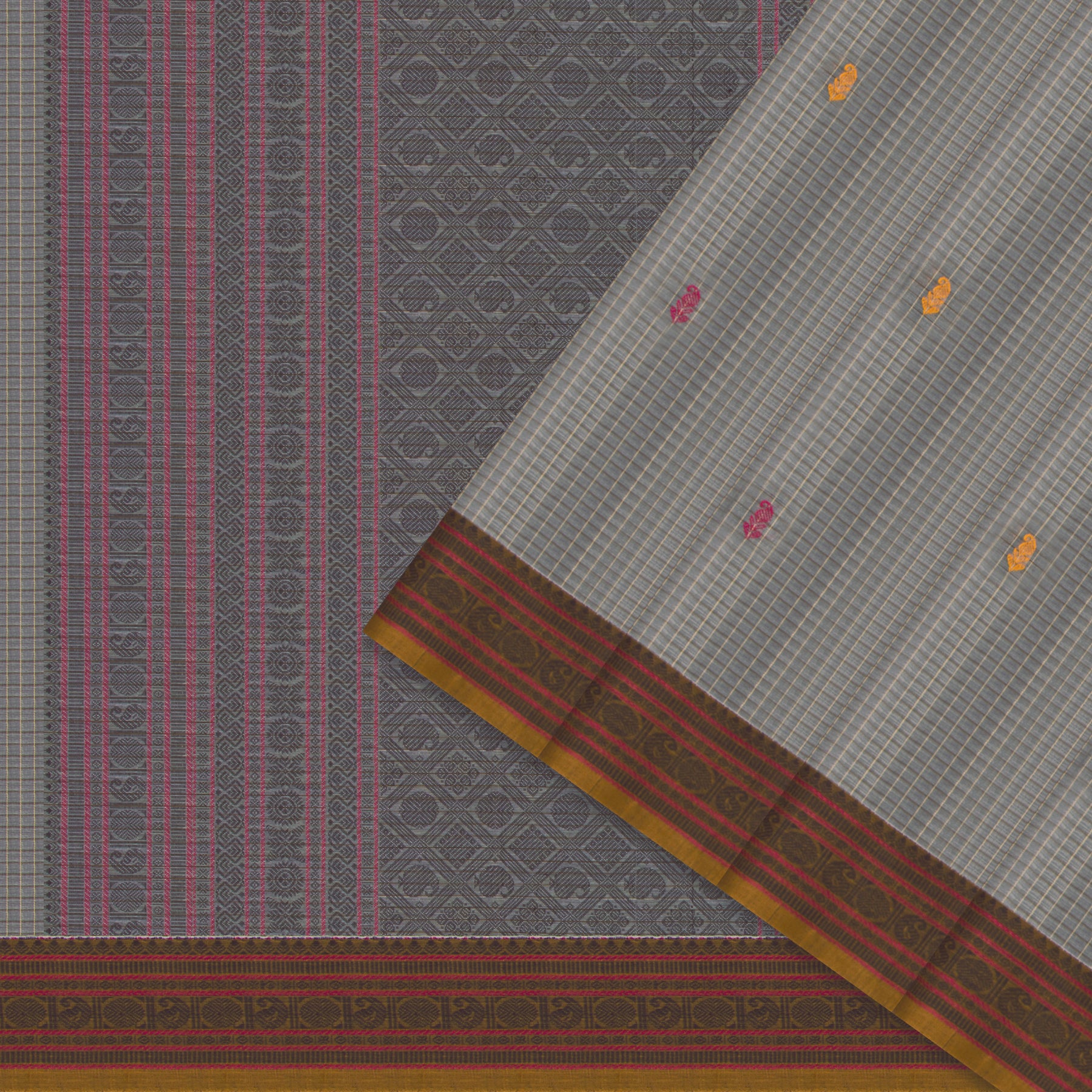 Kanakavalli Kanchi Cotton Sari 25-617-HS003-06599 - Cover View