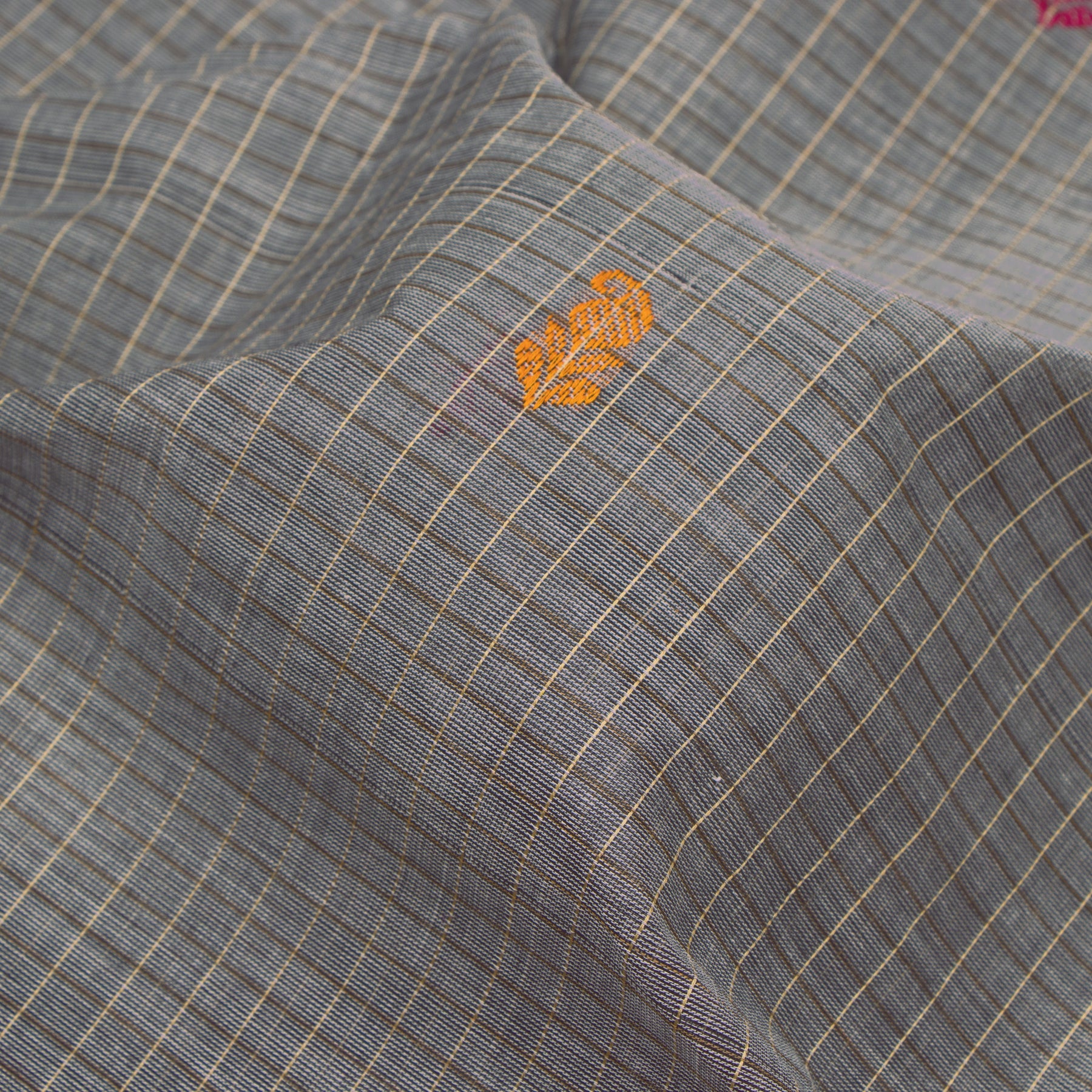 Kanakavalli Kanchi Cotton Sari 25-617-HS003-06599 - Fabric View