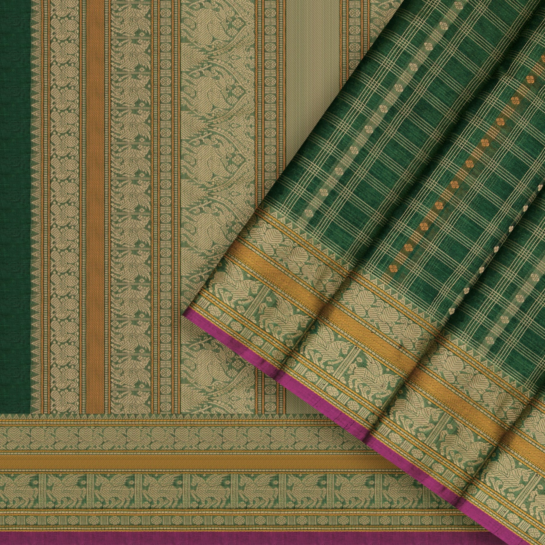 Kanakavalli Kanchi Cotton Sari 25-617-HS003-06627 - Cover View