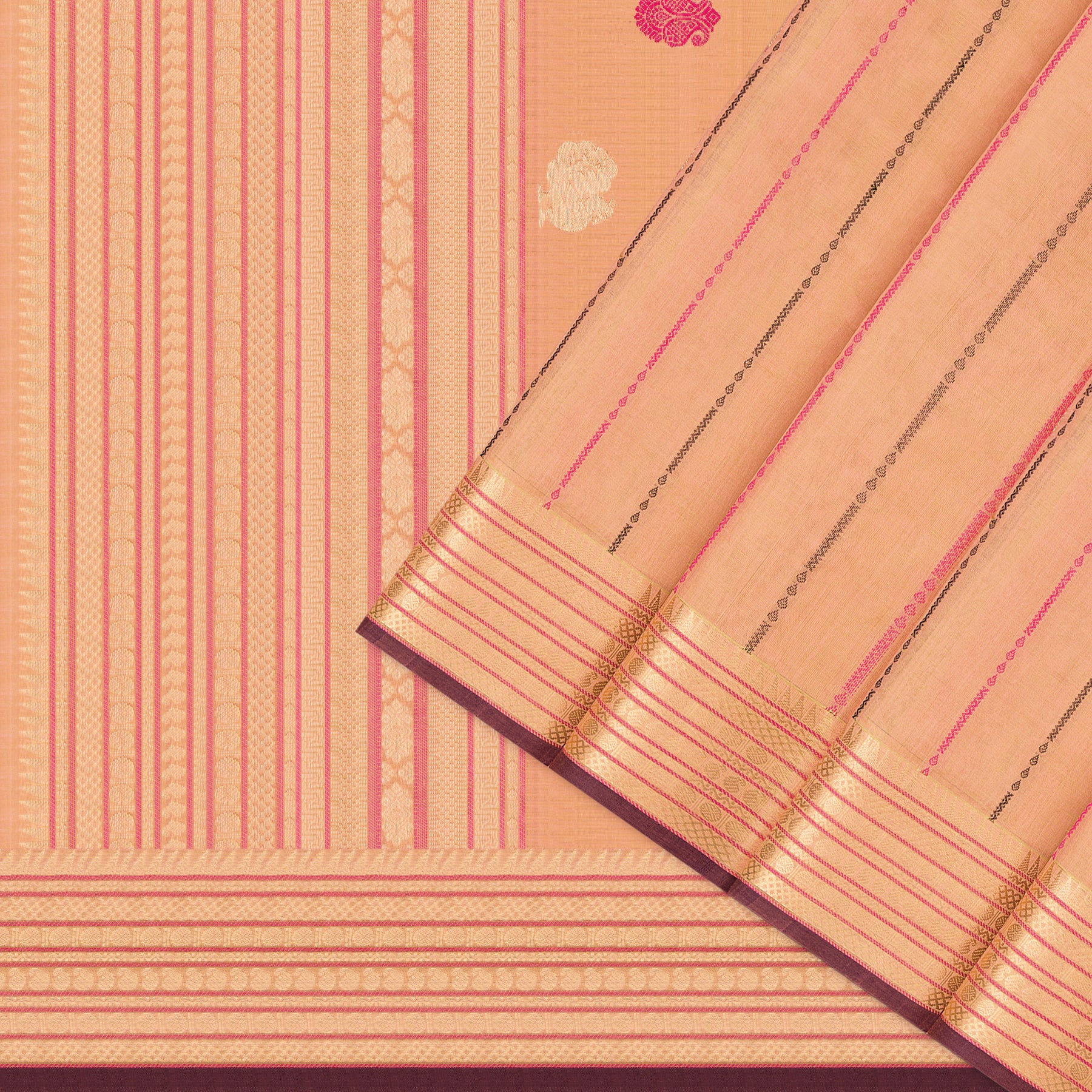 Kanakavalli Silk/Cotton Sari 25-617-HS005-06643 - Cover View