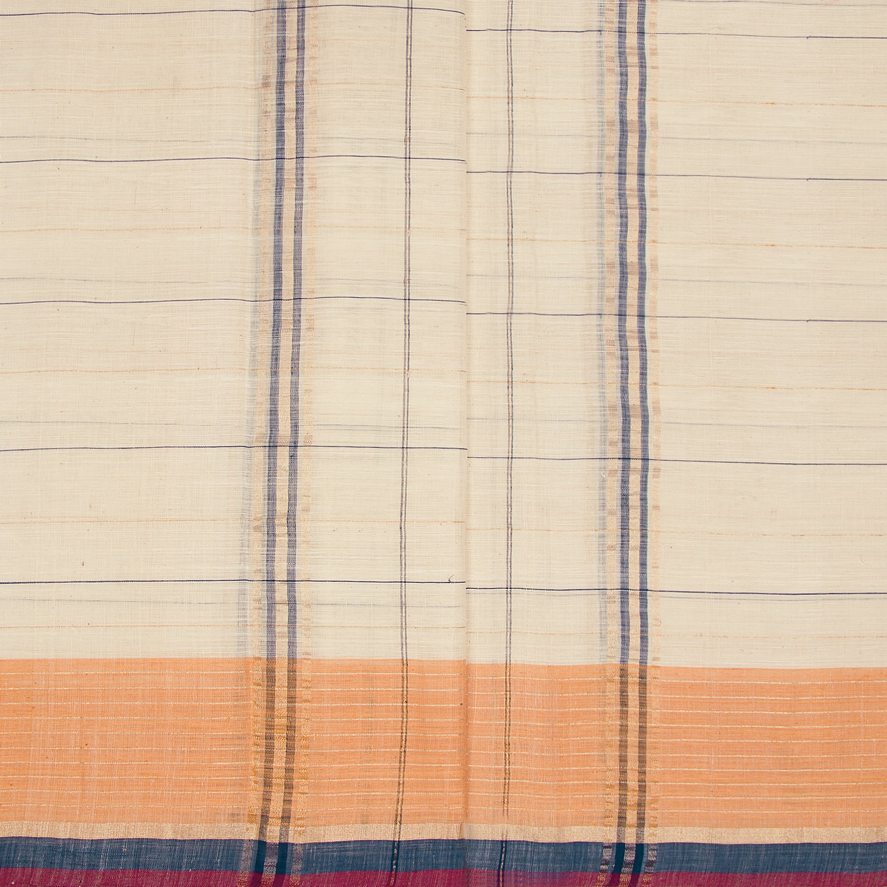 Kanakavalli Khadi Cotton Angavastram CO-ORD 25-618-AF003-08974