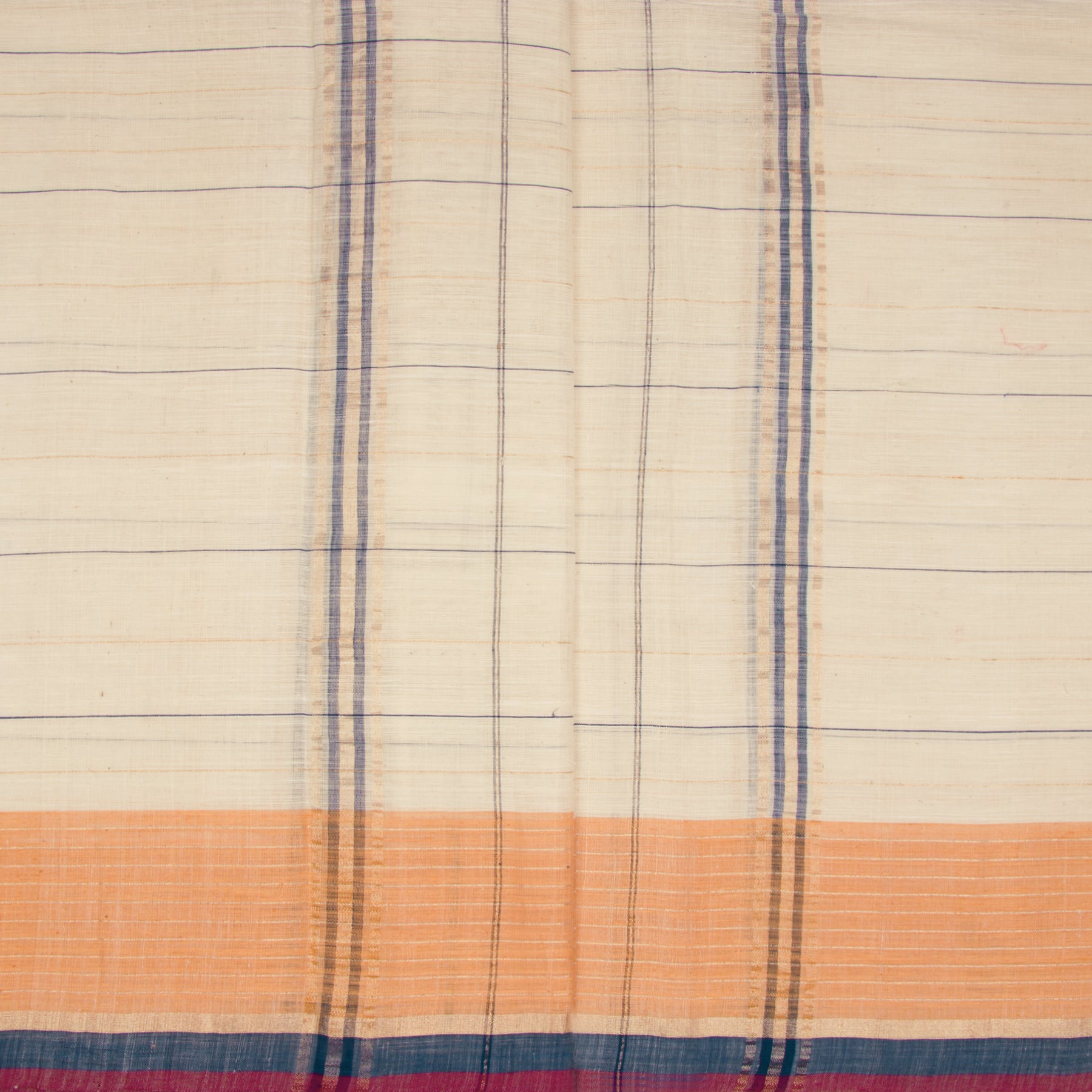 Kanakavalli Khadi Cotton Angavastram CO-ORD 25-618-AF003-08974