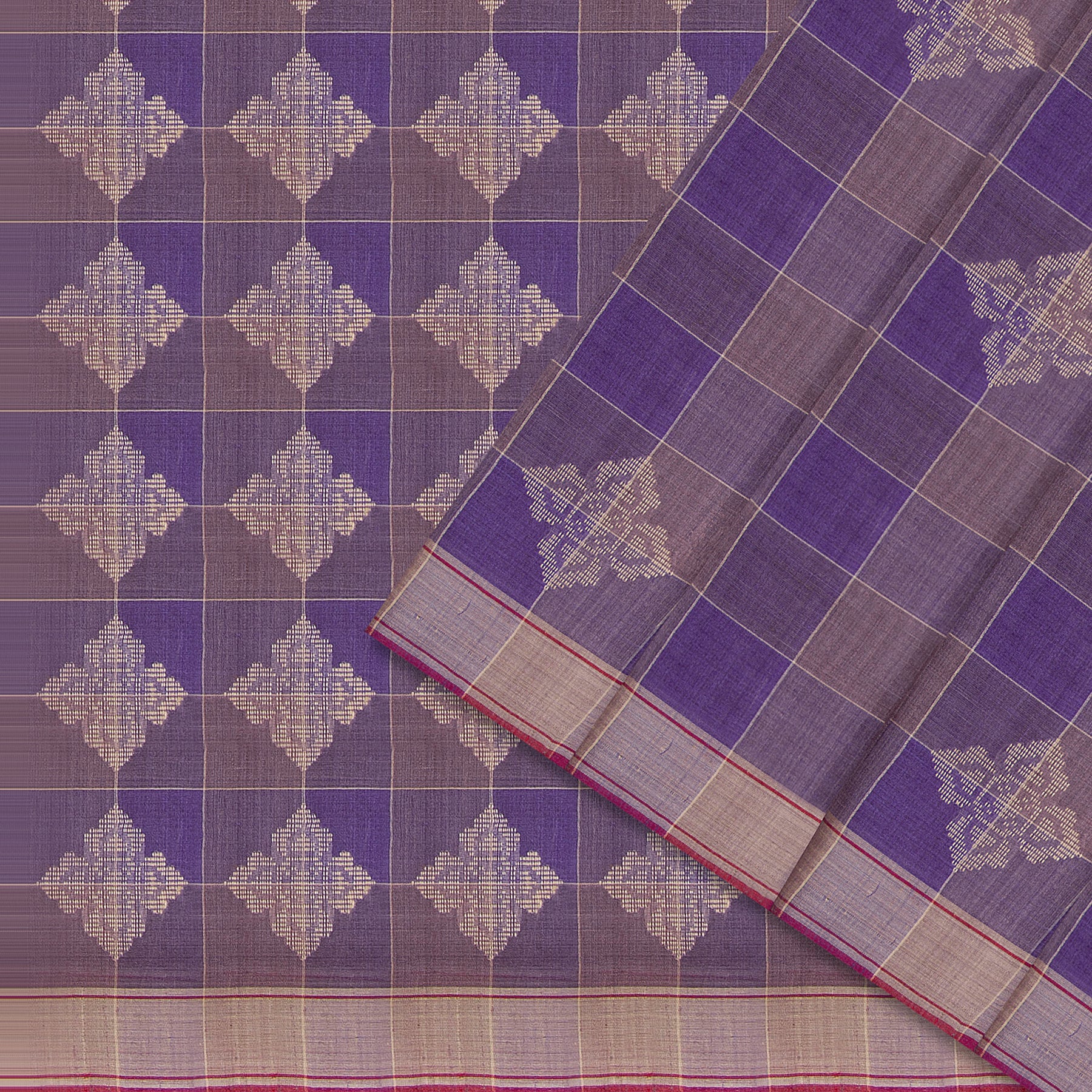 Pradeep Pillai Tussore Silk Sari 26-008-HS002-00192 - Cover View