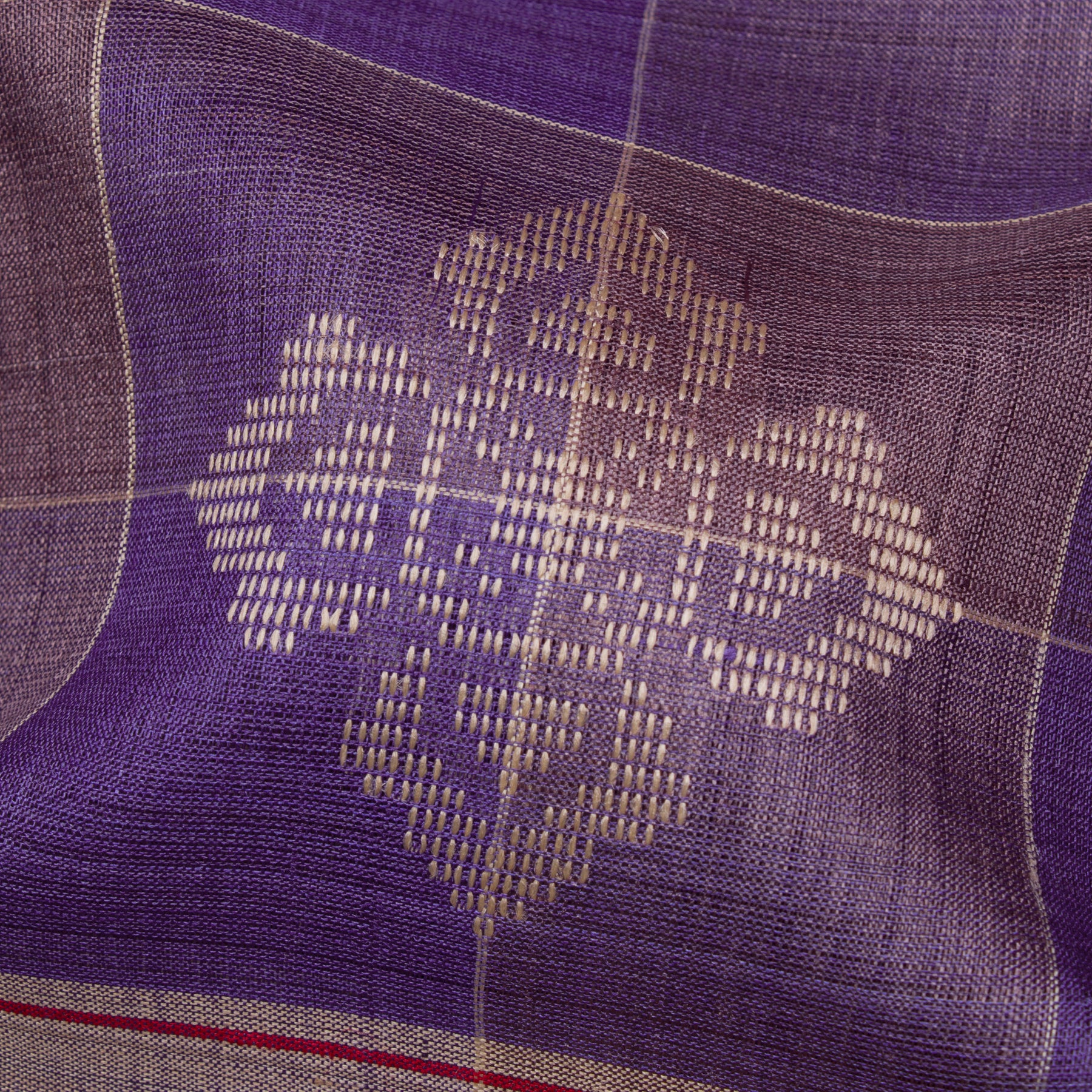 Pradeep Pillai Tussore Silk Sari 26-008-HS002-00192 - Fabric View