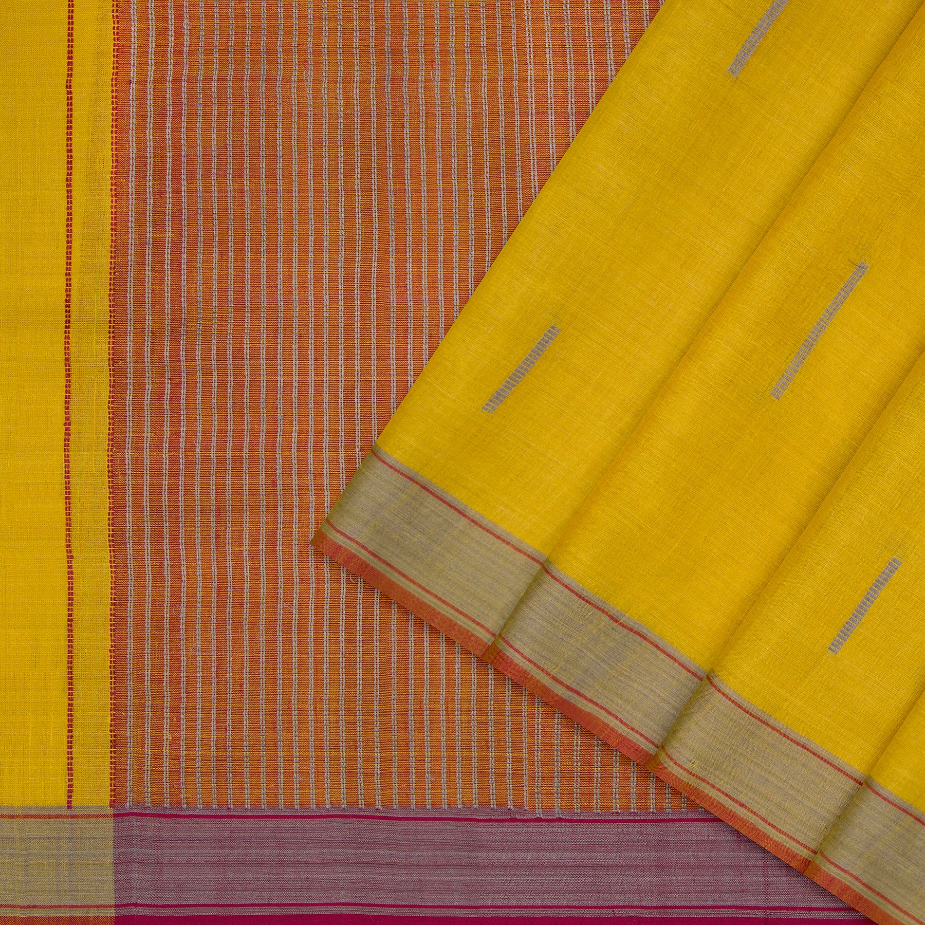 Pradeep Pillai Tussore Silk Sari 26-008-HS002-00211 - Cover View