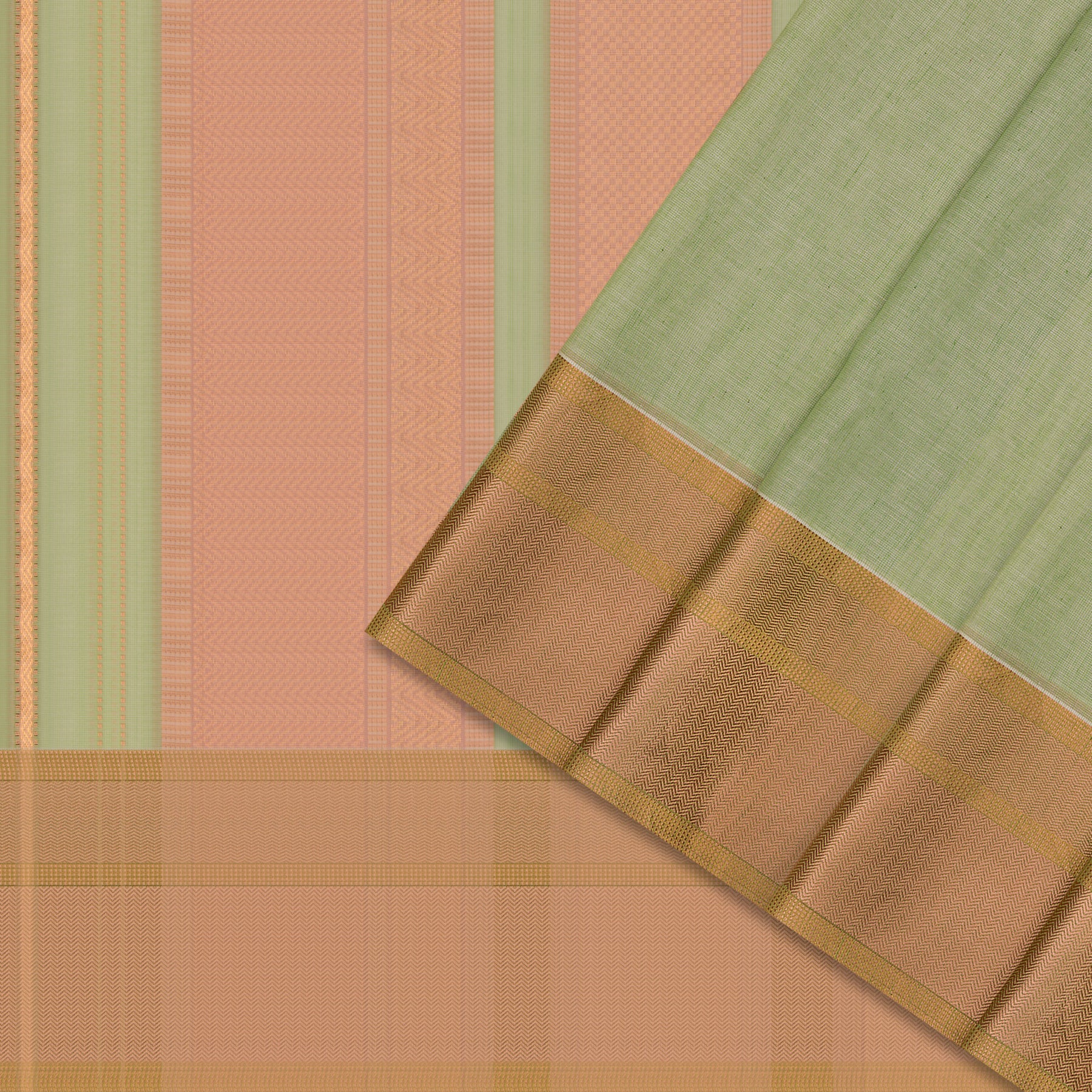 Pradeep Pillai Silk/Cotton Sari 26-008-HS005-00008 - Cover View