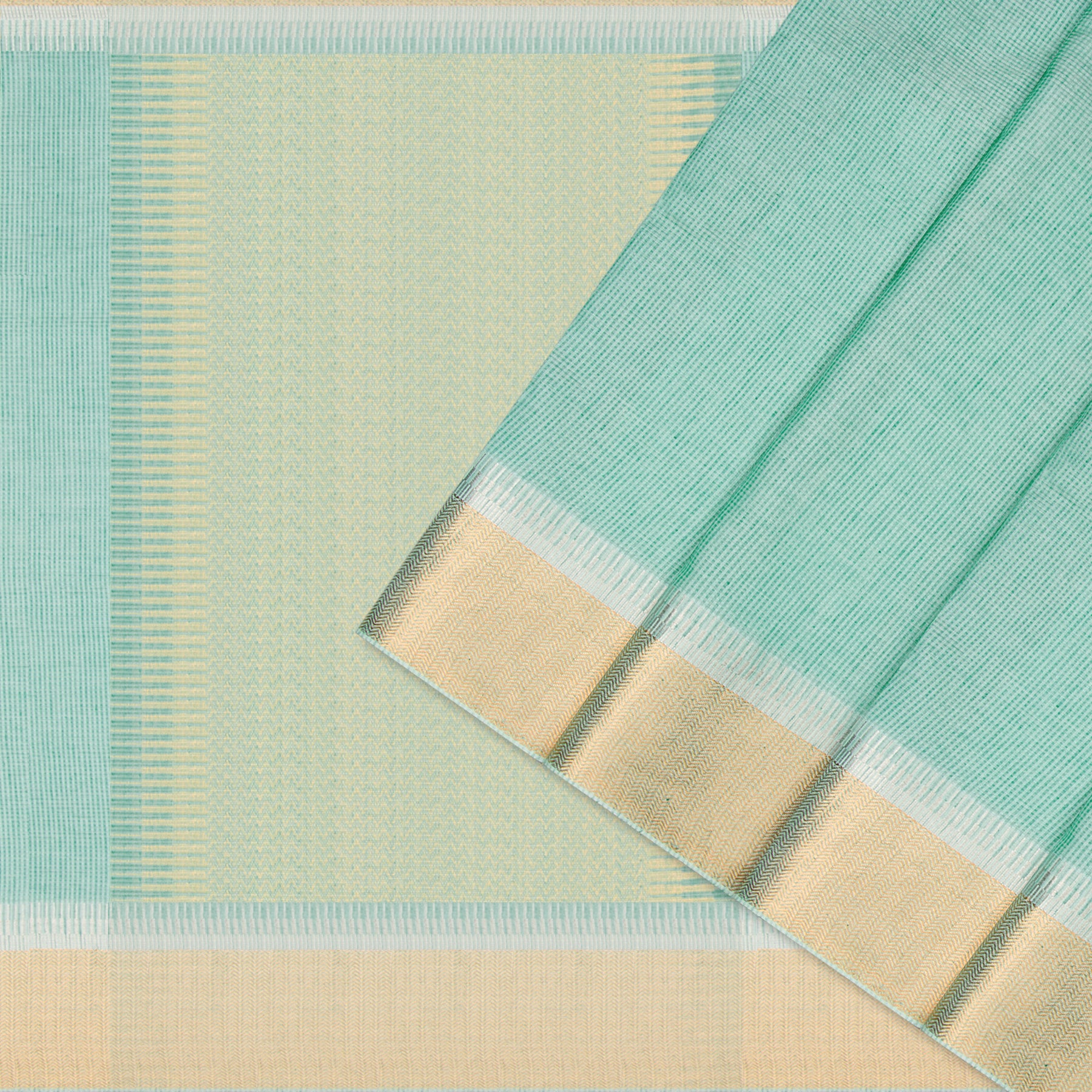 Pradeep Pillai Silk/Cotton Sari 26-008-HS005-00039 - Cover View