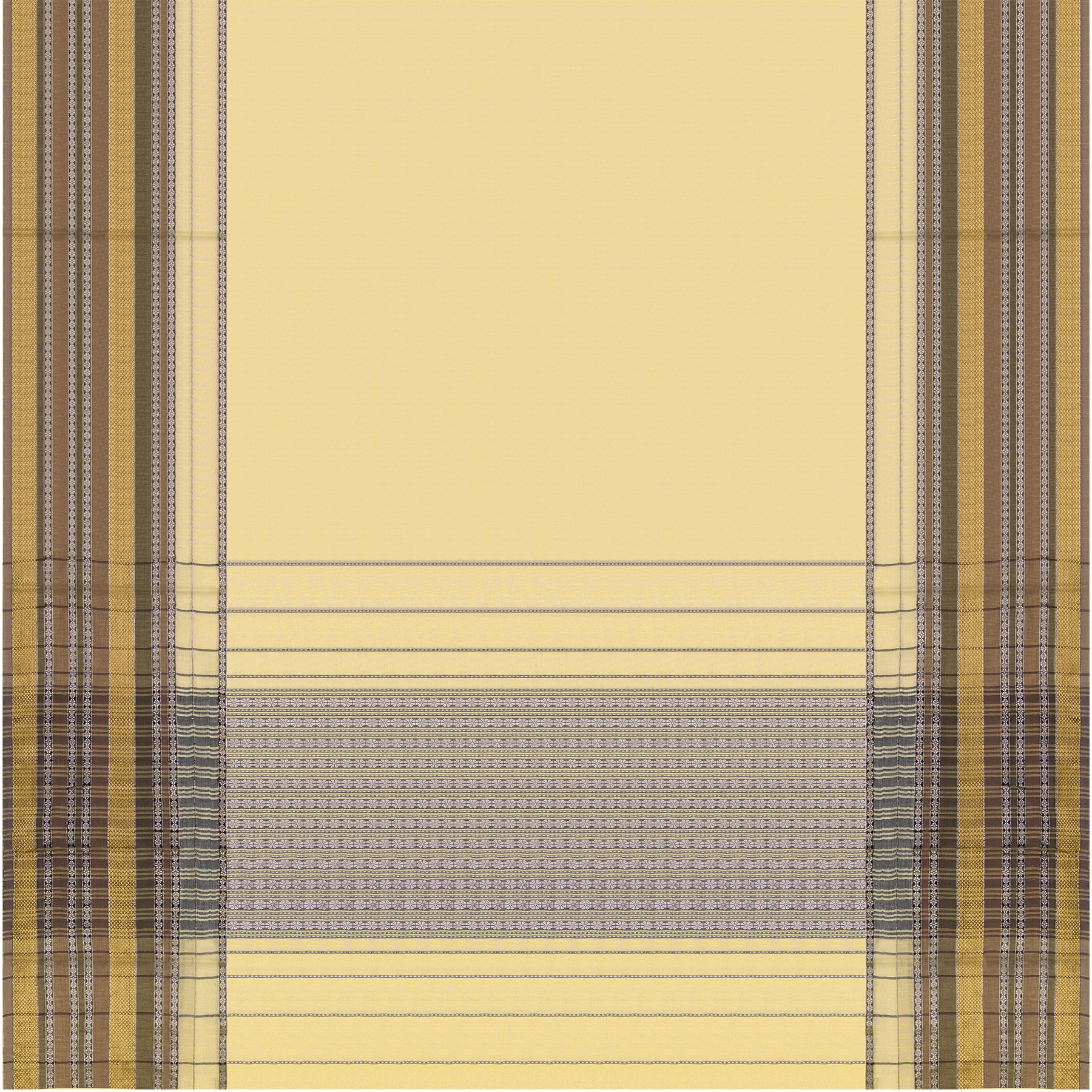Pradeep Pillai Silk/Cotton Sari 26-008-HS005-00051 - Full View