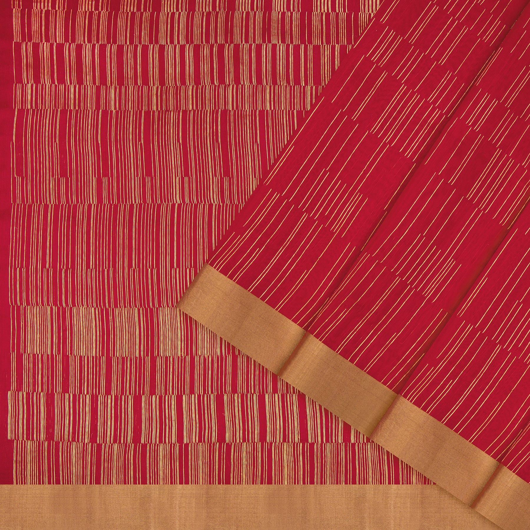 Pradeep Pillai Chanderi Silk/Cotton Sari 26-008-HS005-00091 - Cover View