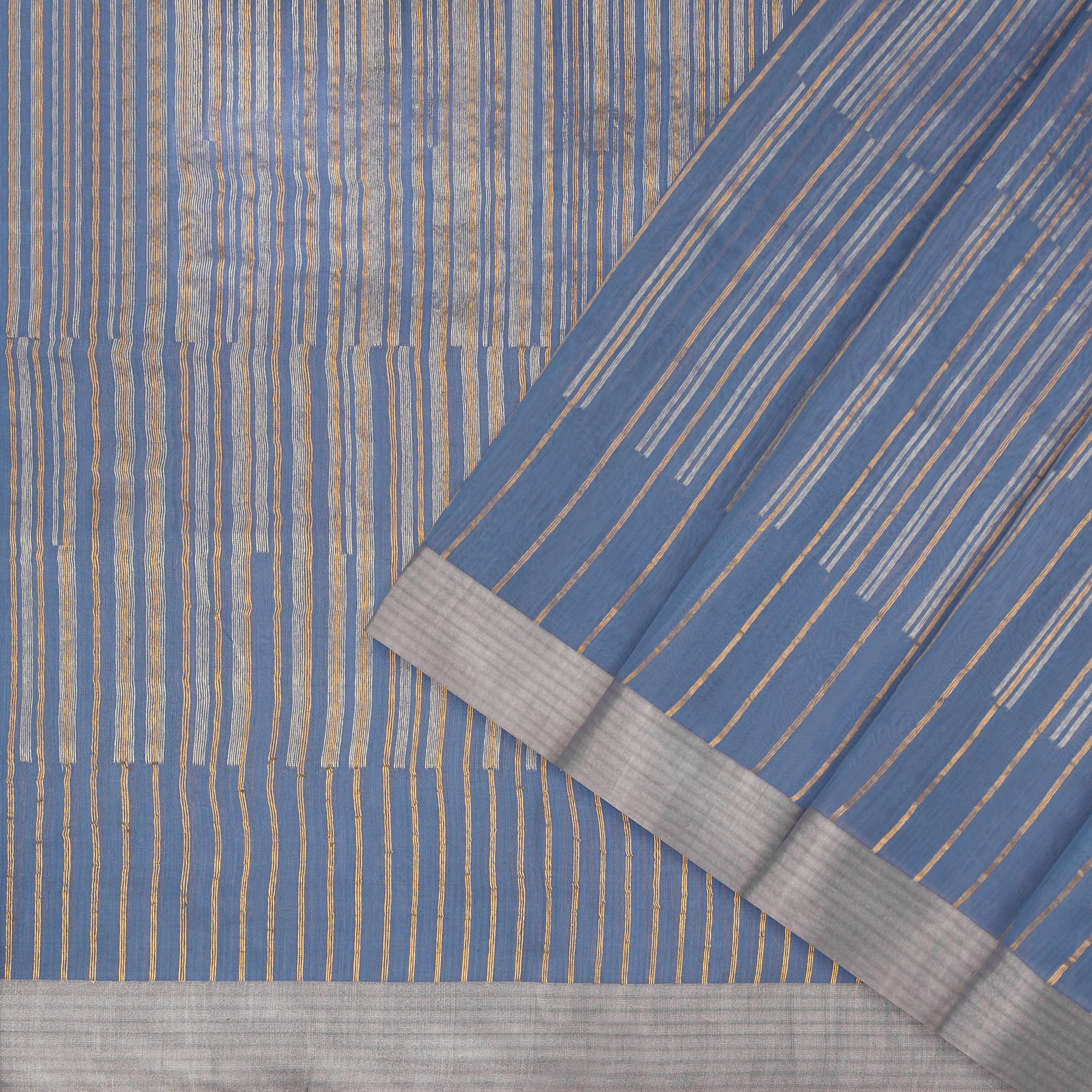 Pradeep Pillai Chanderi Silk/Cotton Sari 26-008-HS005-00097 - Cover View