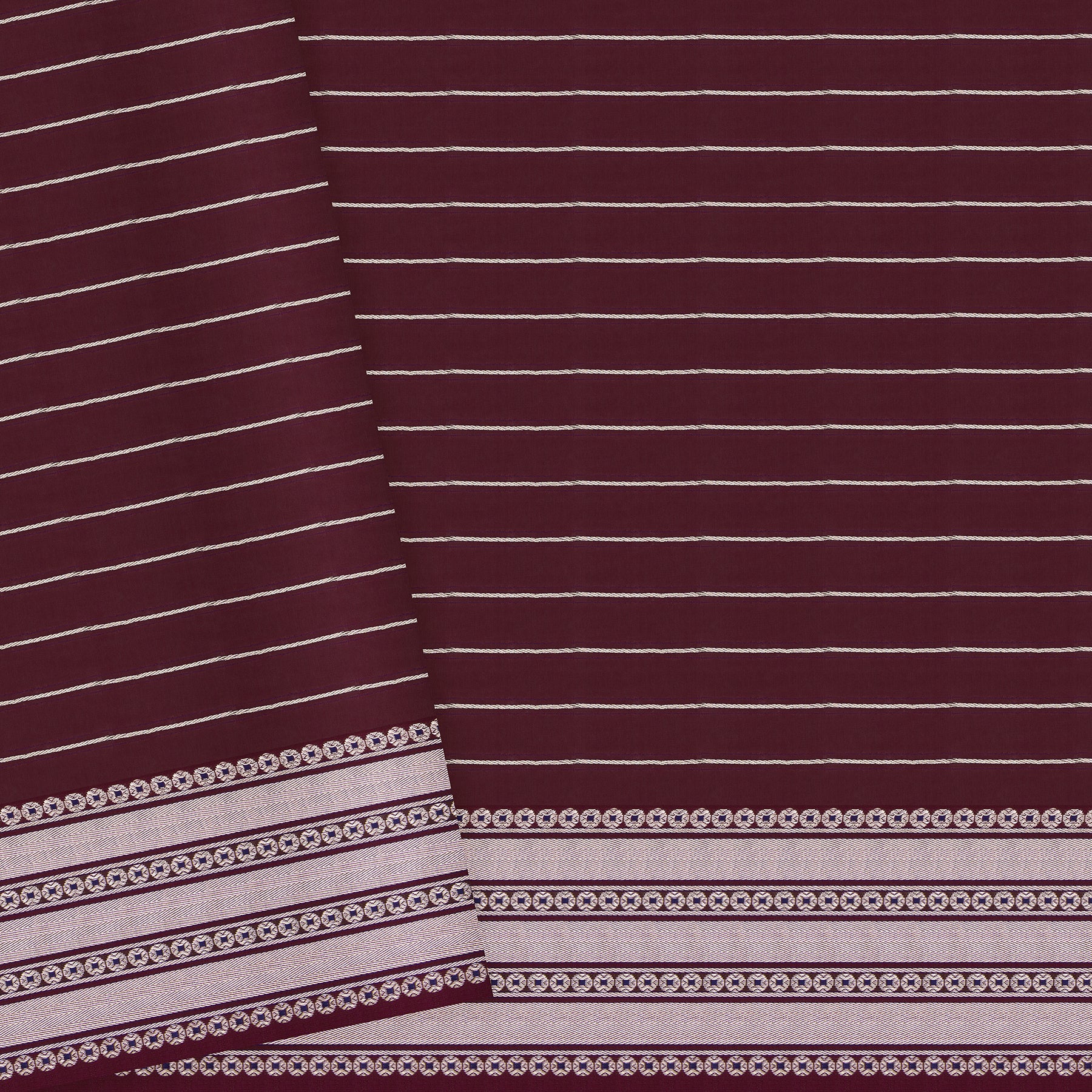 Pradeep Pillai Chanderi Silk/Cotton Sari 26-008-HS005-00124 - Blouse View