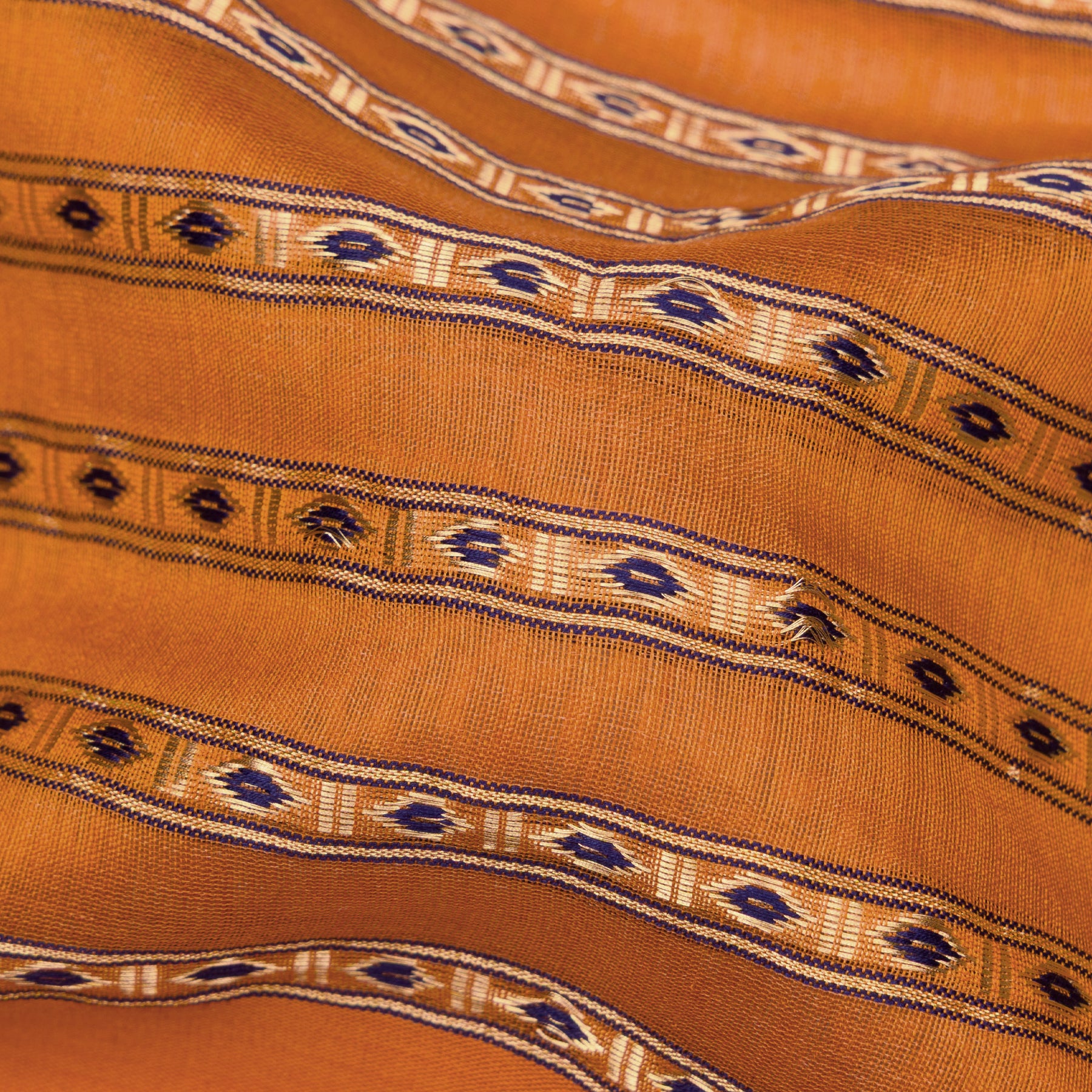 Pradeep Pillai Chanderi Silk/Cotton Sari 26-008-HS005-00126 - Fabric View