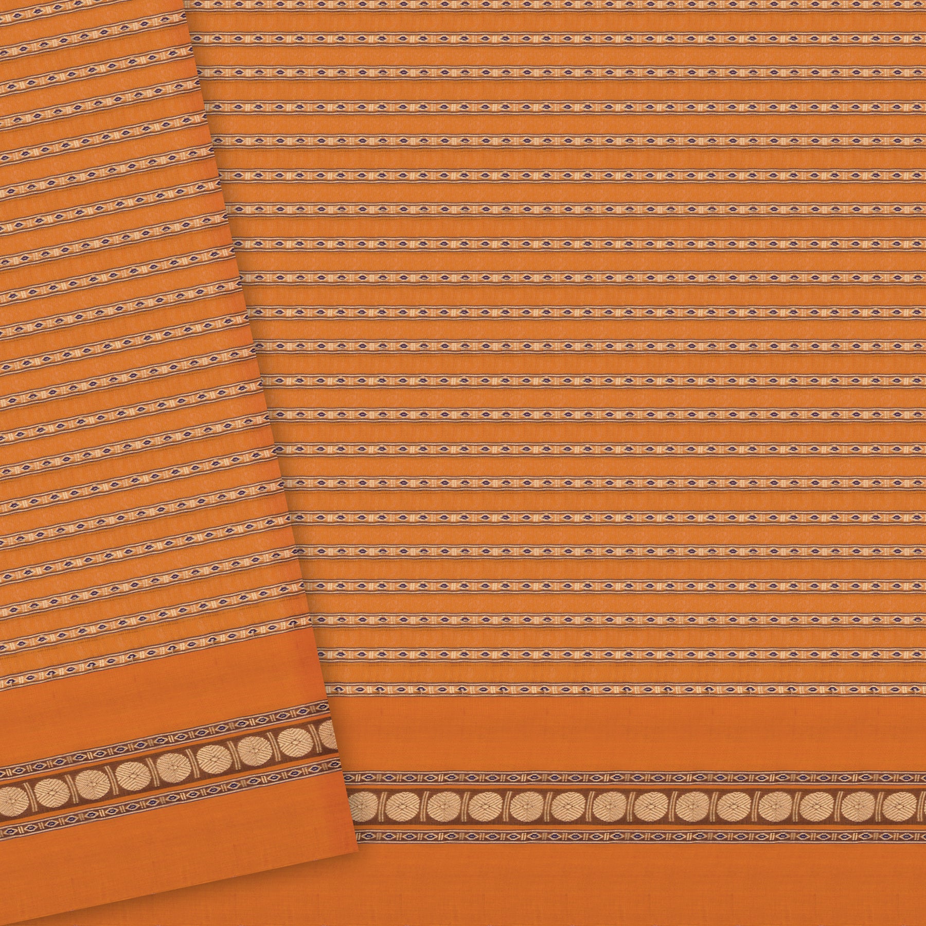 Pradeep Pillai Chanderi Silk/Cotton Sari 26-008-HS005-00126 - Blouse View