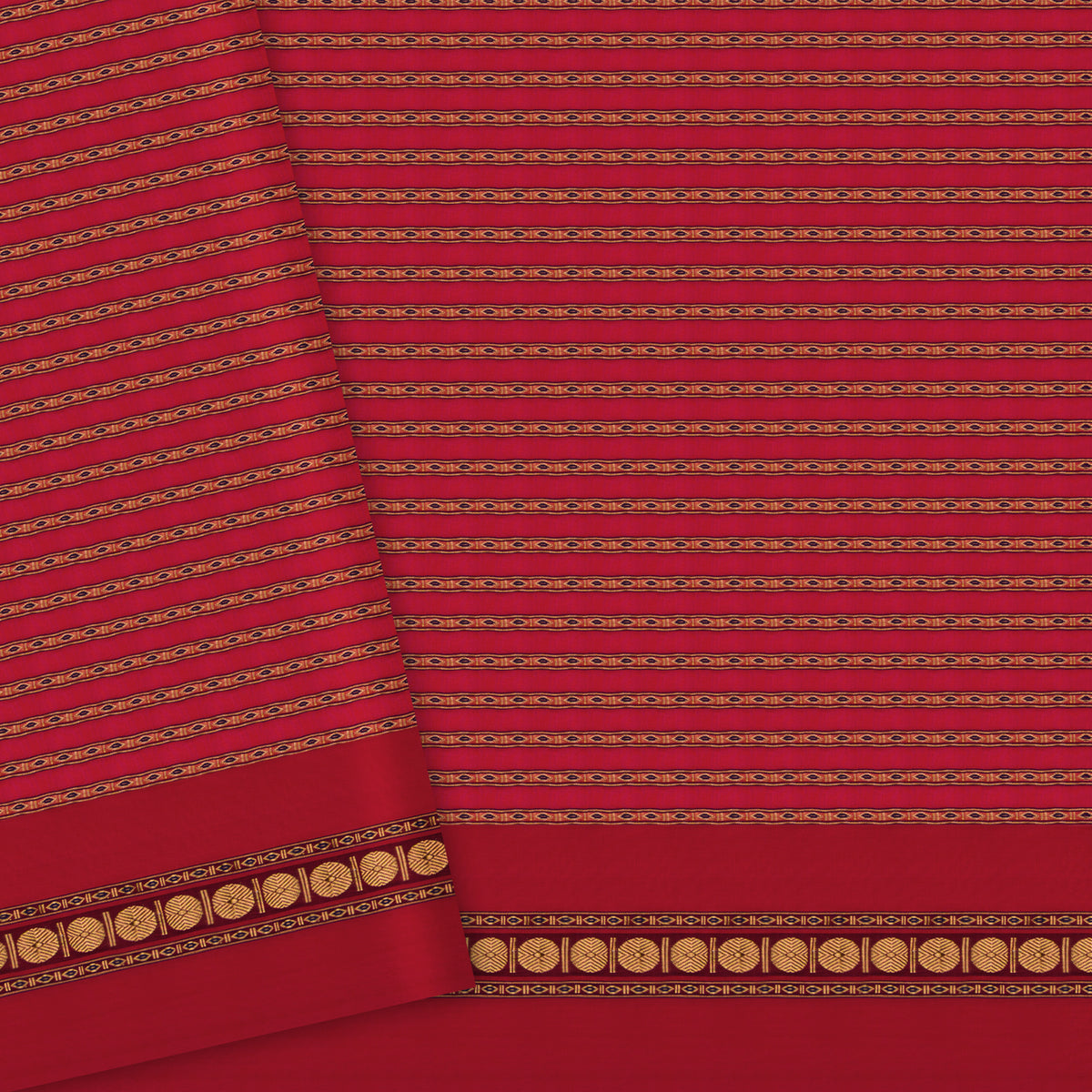 Pradeep Pillai Chanderi Silk/Cotton Sari 26-008-HS005-00128 - Blouse View