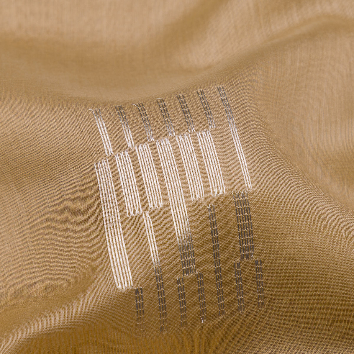 Pradeep Pillai Chanderi Silk/Cotton Sari 26-008-HS005-00149 - Fabric View