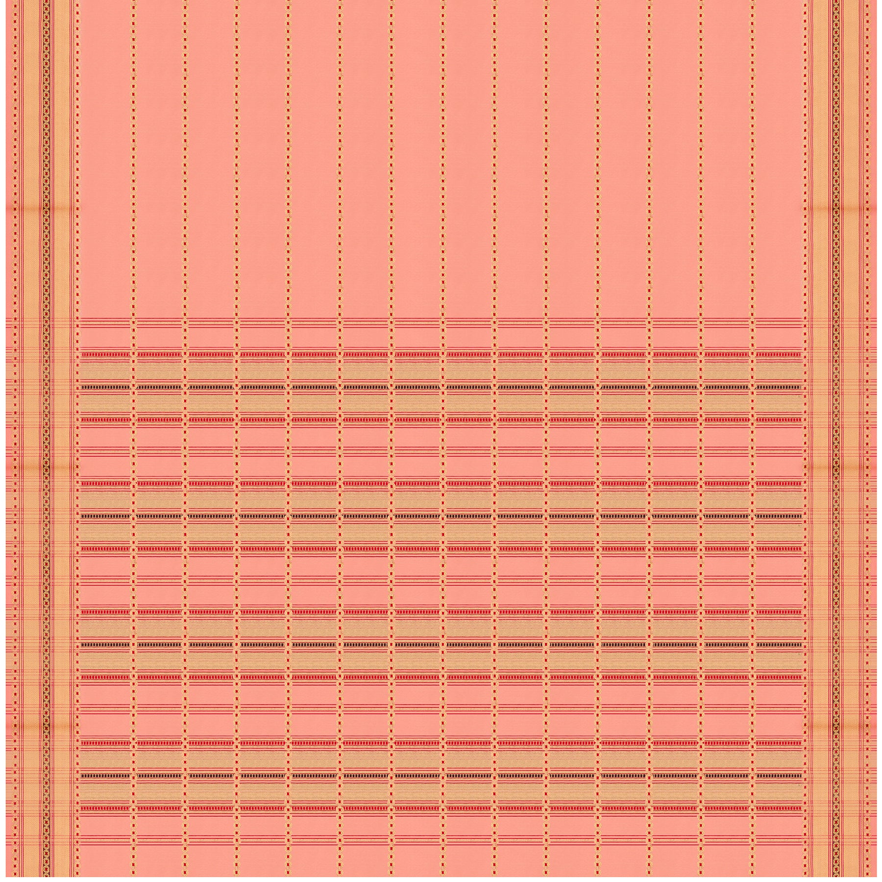 Pradeep Pillai Chanderi Silk/Cotton Sari 26-008-HS005-00154 - Full View