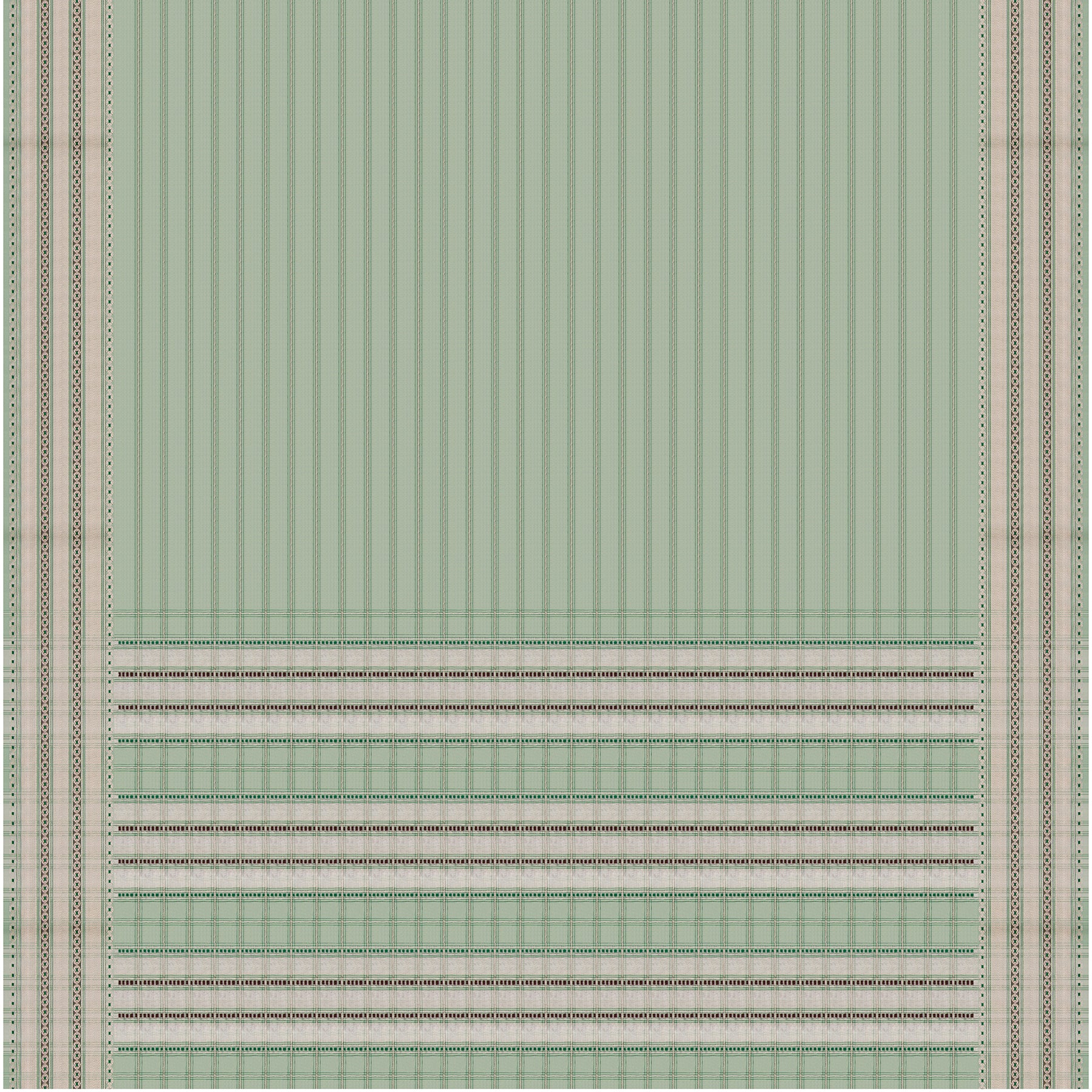 Pradeep Pillai Chanderi Silk/Cotton Sari 26-008-HS005-00162 - Full View