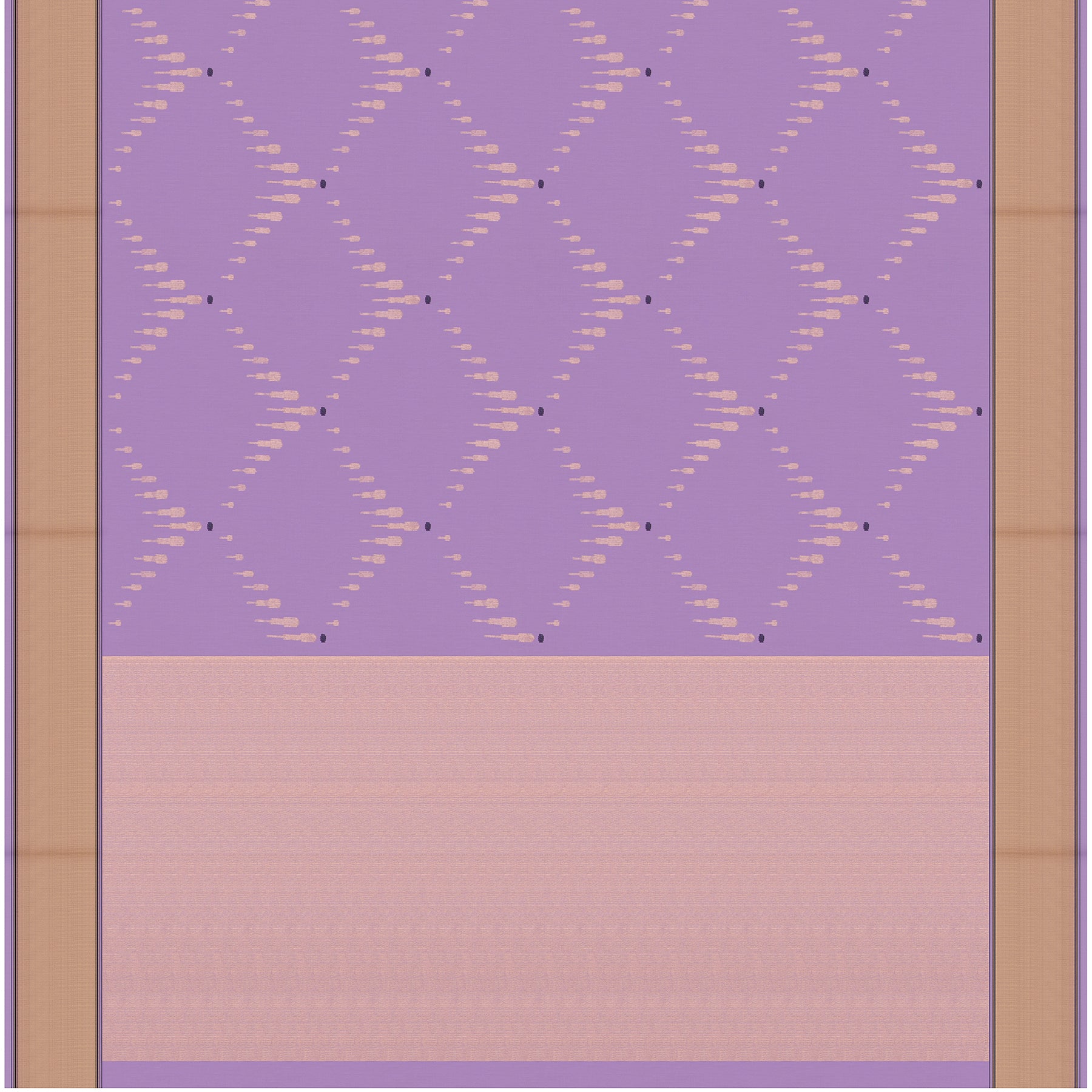 Pradeep Pillai Chanderi Silk/Cotton Sari 26-008-HS005-00173 - Full View